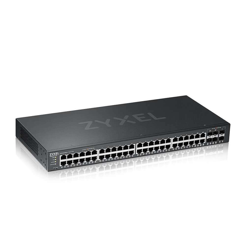 ZYXEL Zyxel GS2220-50-EU0101F switch di rete Gestito L2 Gigabit Ethernet (10/100/1000) Nero - RETI | TecnoCARE.net Sabaudia, Latina, Terracina, San Felice Circeo e Pontinia