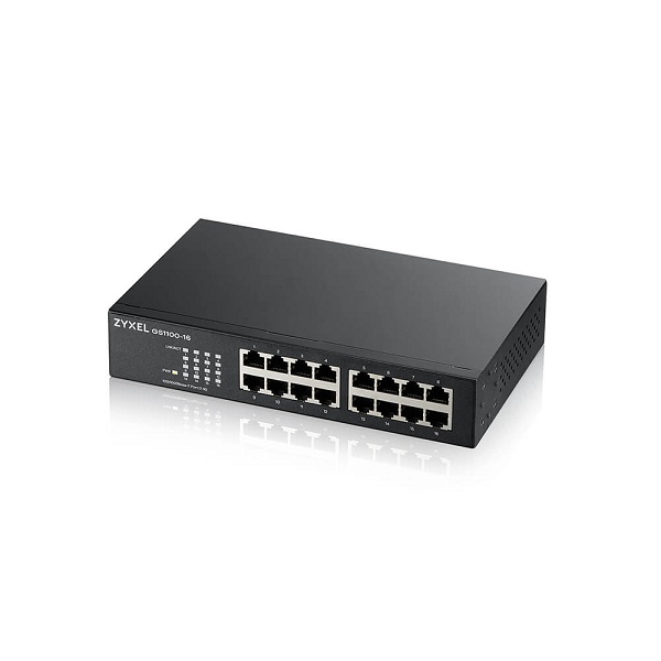 ZYXEL Zyxel GS1100-16 Non gestito Gigabit Ethernet (10/100/1000) - RETI | TecnoCARE.net Sabaudia, Latina, Terracina, San Felice Circeo e Pontinia