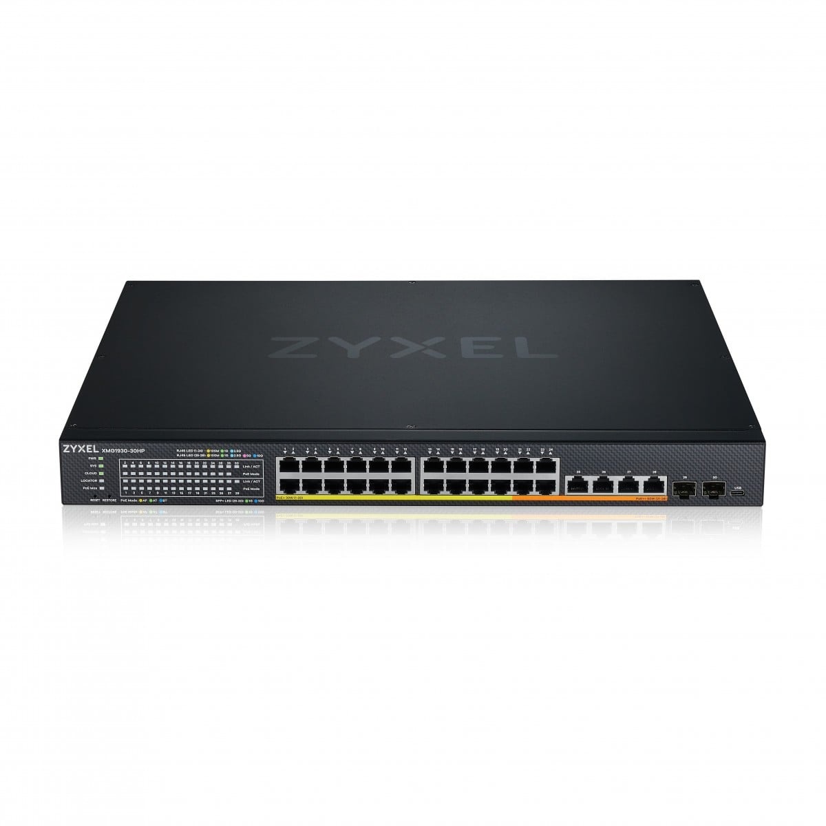 ZYXEL Zyxel XMG1930-30HP Gestito L3 2.5G Ethernet (100/1000/2500) Supporto Power over Ethernet (PoE) 1U Nero - RETI | TecnoCARE.net Sabaudia, Latina, Terracina, San Felice Circeo e Pontinia