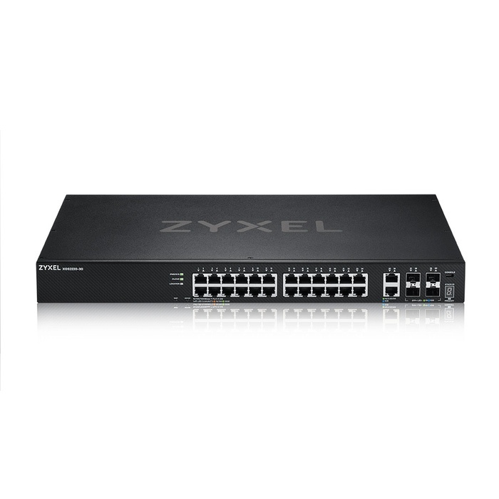 ZYXEL Zyxel XGS2220-30 Gestito L3 Gigabit Ethernet (10/100/1000) Nero - RETI | TecnoCARE.net Sabaudia, Latina, Terracina, San Felice Circeo e Pontinia