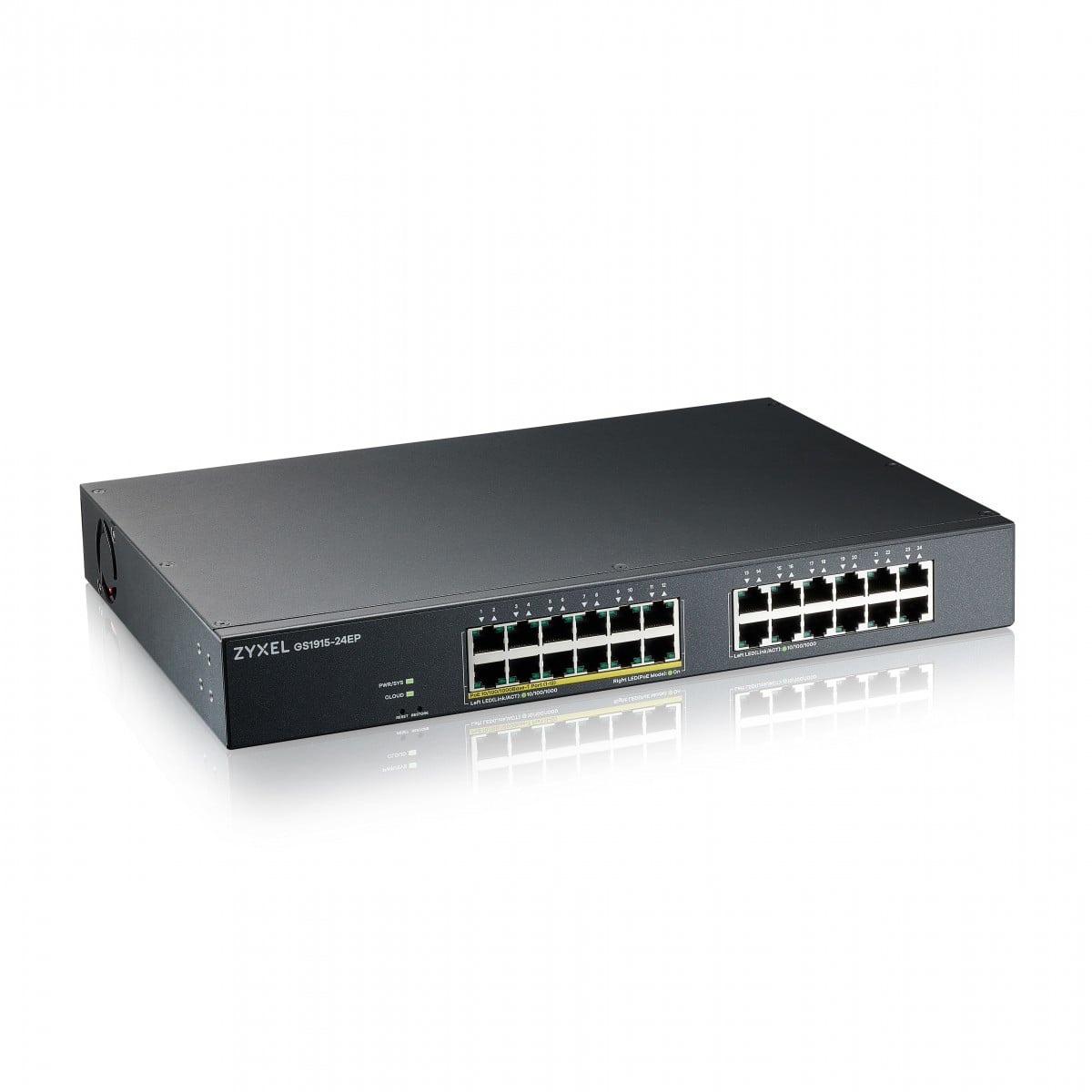 ZYXEL Zyxel GS1915-24EP Gestito L2 Gigabit Ethernet (10/100/1000) Supporto Power over Ethernet (PoE) 1U Nero - RETI | TecnoCARE.net Sabaudia, Latina, Terracina, San Felice Circeo e Pontinia