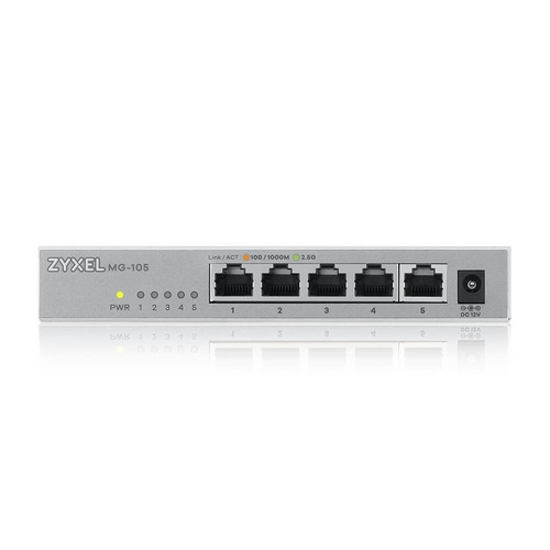 ZYXEL ZYXEL SWITCH XMG-108 UNMANAGED, 5 PORTE 2.5GBE1 PORTA 10GBE SFP+, DESKTOP - SWITCH E HUB | TecnoCARE.net Sabaudia, Latina, Terracina, San Felice Circeo e Pontinia