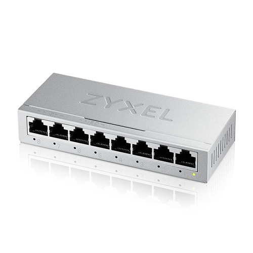 ZYXEL ZYXEL SWITCH UNMANAGED GS-108B V5 , 8 PORTE GIGABIT, CHASSIS METALLO, DESKTOP - SWITCH E HUB | TecnoCARE.net Sabaudia, Latina, Terracina, San Felice Circeo e Pontinia