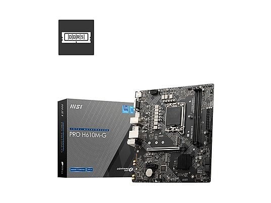 MSI MSI MB H610, PRO H610M-G DDR5, LGA 1700, 2DDR5,1PCI-Ex16,1PCI-Ex1,2M.2, 4SATA3 - MAINBOARD | TecnoCARE.net Sabaudia, Latina, Terracina, San Felice Circeo e Pontinia