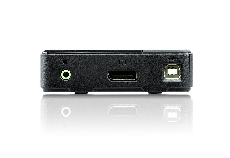 ATEN Switch KVM USB DisplayPort/audio a 2 porte (supporto 4K e cavi inclusi) - 4096 x 2160 Pixel - 4K Ultra HD - 2,18 W - Nero - TASTIERE E CONTROLLER | TecnoCARE.net Sabaudia, Latina, Terracina, San Felice Circeo e Pontinia