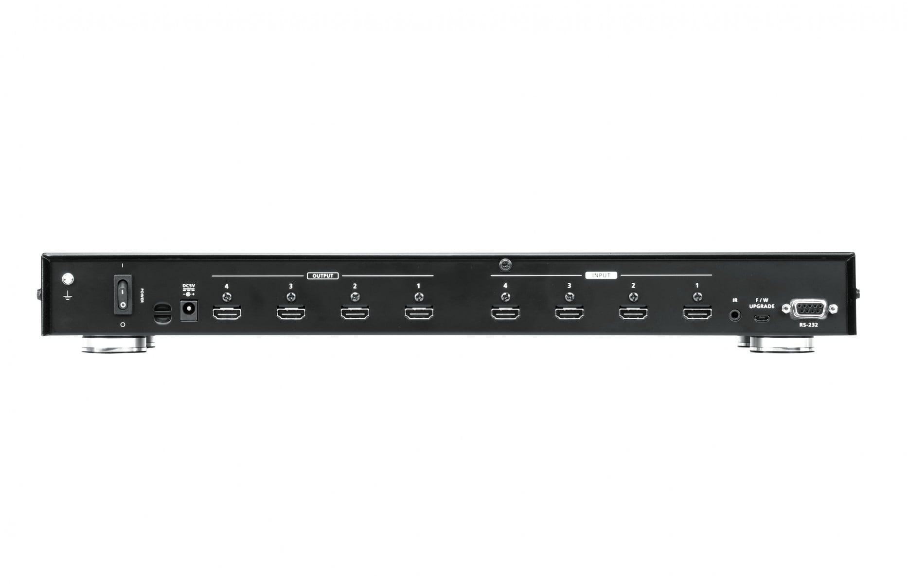 ATEN Switch matrix 4K HDMI 4x4 - Commutatore a matrice AV - 10,2 Gbit/s - 340 MHz - 4096 x 2160 Pixel - Nero - Metallo - ELABORAZIONI E DISTRIBUZIONI DEL SEGNALE | TecnoCARE.net Sabaudia, Latina, Terracina, San Felice Circeo e Pontinia
