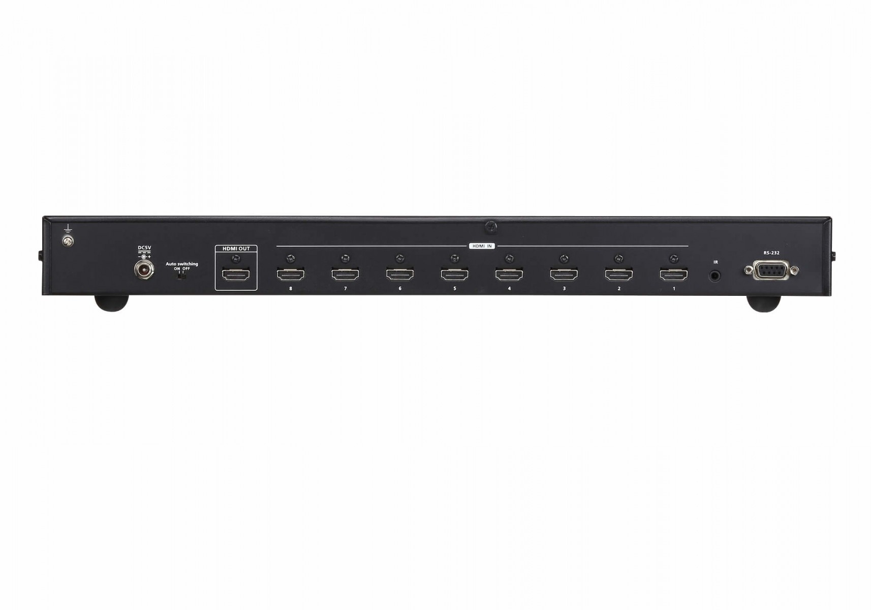ATEN Switch HDMI 4K reale a 8 porte - HDMI - Metallo - Nero - 60 Hz - 3 m - 1920 x 1080 (HD 1080) - 3840 x 2160 - 4096 x 2160 - ELABORAZIONI E DISTRIBUZIONI DEL SEGNALE | TecnoCARE.net Sabaudia, Latina, Terracina, San Felice Circeo e Pontinia