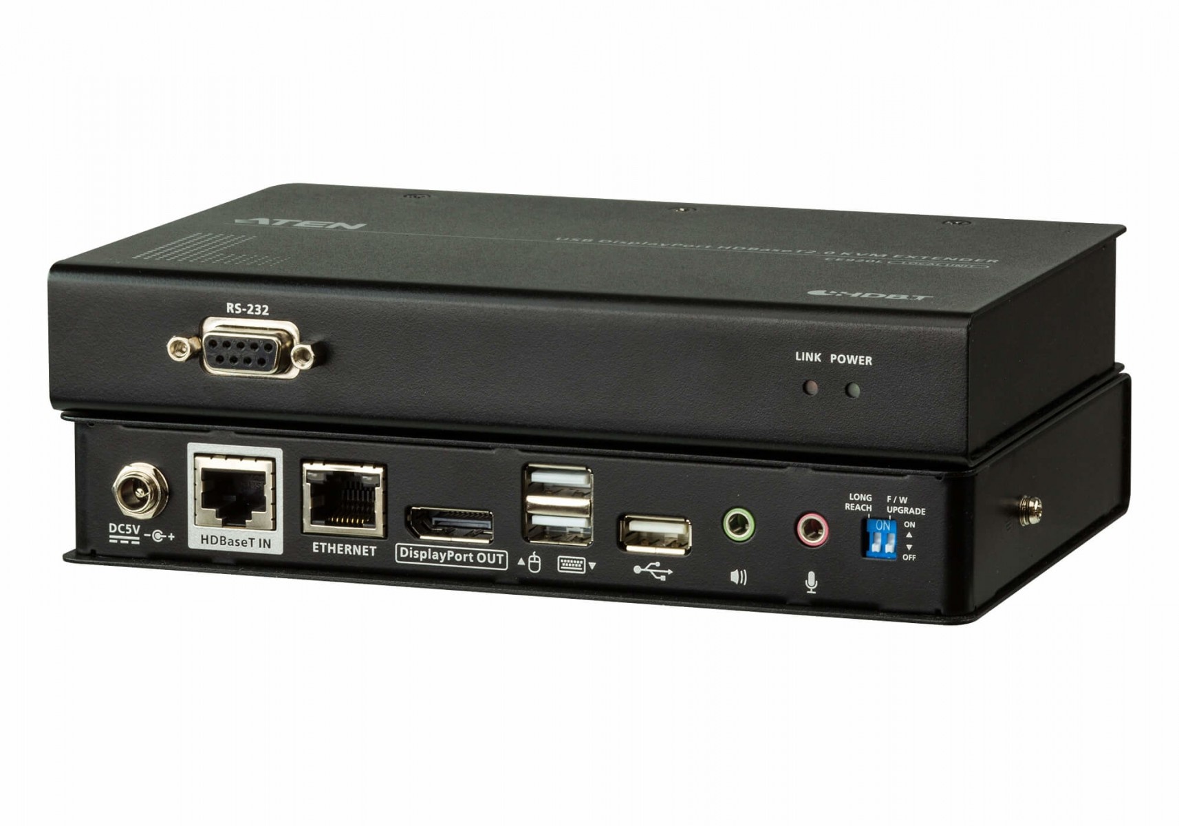 ATEN Extender KVM USB DisplayPort HDBaseT™ 2.0 (4K a 100 m) - Trasmettitore e ricevitore - Cablato - 150 m - Cat5e - Cat6 - Cat6a - 4096 x 2160 Pixel - Nero - TASTIERE E CONTROLLER | TecnoCARE.net Sabaudia, Latina, Terracina, San Felice Circeo e Pontinia