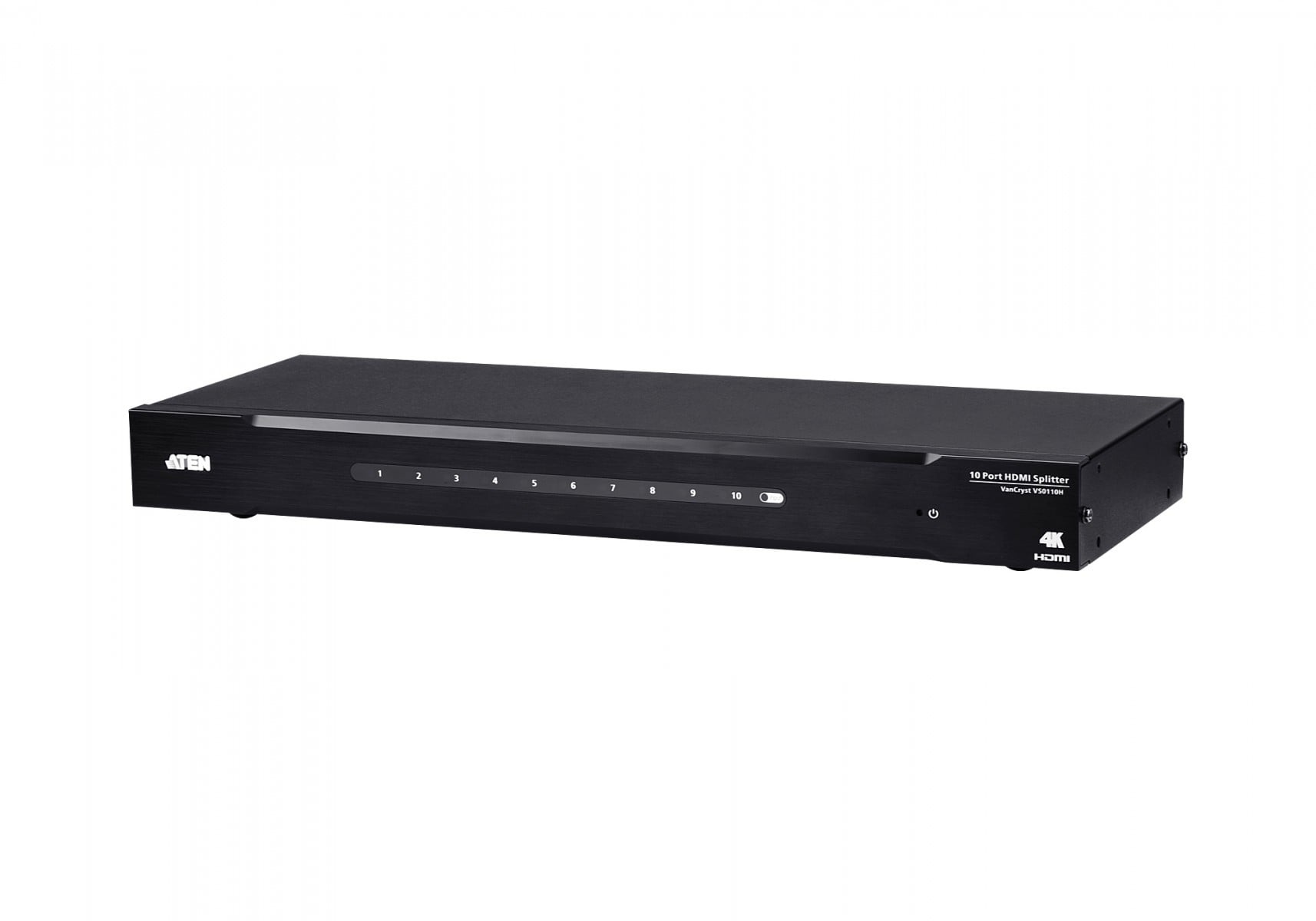 ATEN Splitter 4K HDMI a 10 porte - HDMI - 10x HDMI - 4096 x 2160 Pixel - Nero - Metallo - 4K Ultra HD - ELABORAZIONI E DISTRIBUZIONI DEL SEGNALE | TecnoCARE.net Sabaudia, Latina, Terracina, San Felice Circeo e Pontinia