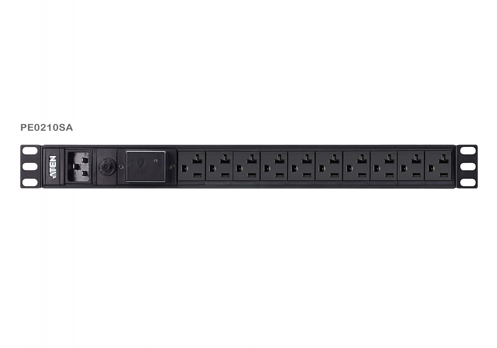 ATEN ATEN PE0210SG-AT-G unità di distribuzione dell'energia (PDU) 10 presa(e) AC 1U Nero - BATTERIE E ALIMENTATORI | TecnoCARE.net Sabaudia, Latina, Terracina, San Felice Circeo e Pontinia