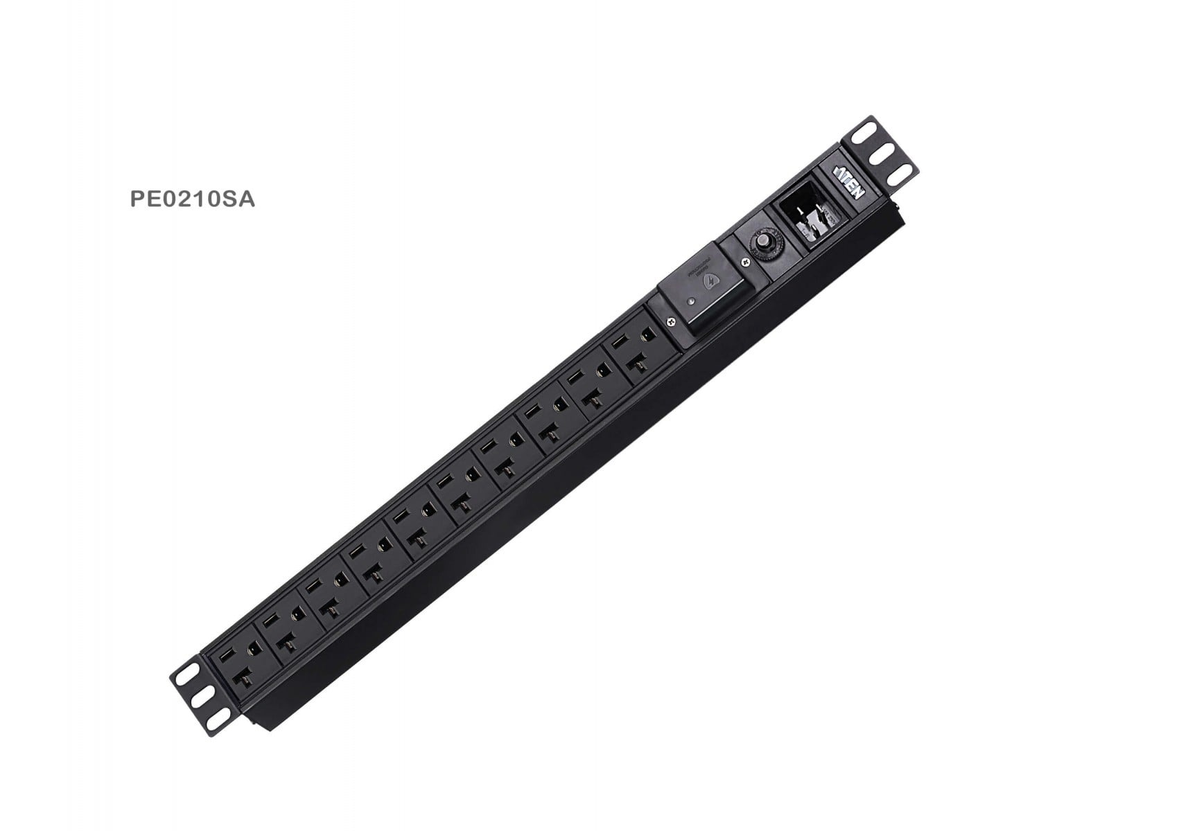 ATEN ATEN PE0210SG-AT-G unità di distribuzione dell'energia (PDU) 10 presa(e) AC 1U Nero - BATTERIE E ALIMENTATORI | TecnoCARE.net Sabaudia, Latina, Terracina, San Felice Circeo e Pontinia