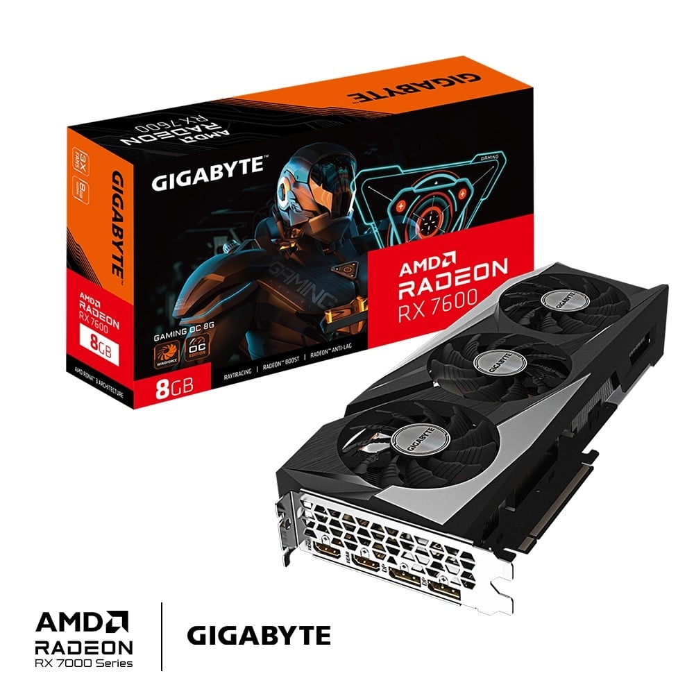 GIGABYTE GIGABYTE GAMING Radeon RX 7600 OC 8G AMD 8 GB GDDR6 - COMPONENTI | TecnoCARE.net Sabaudia, Latina, Terracina, San Felice Circeo e Pontinia