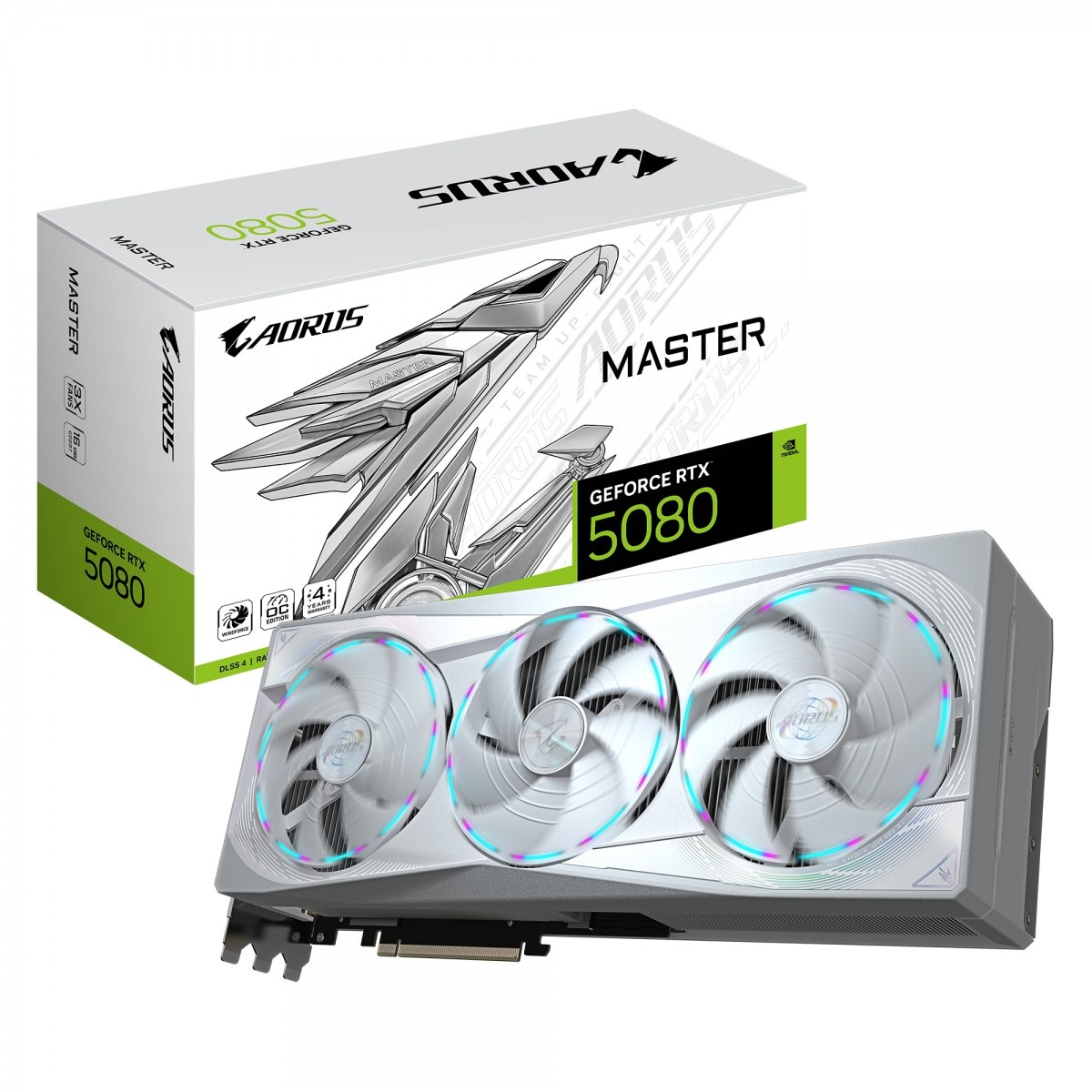 GIGABYTE GIGABYTE AORUS GeForce RTX 5080 MASTER ICE 16G - COMPONENTI | TecnoCARE.net Sabaudia, Latina, Terracina, San Felice Circeo e Pontinia