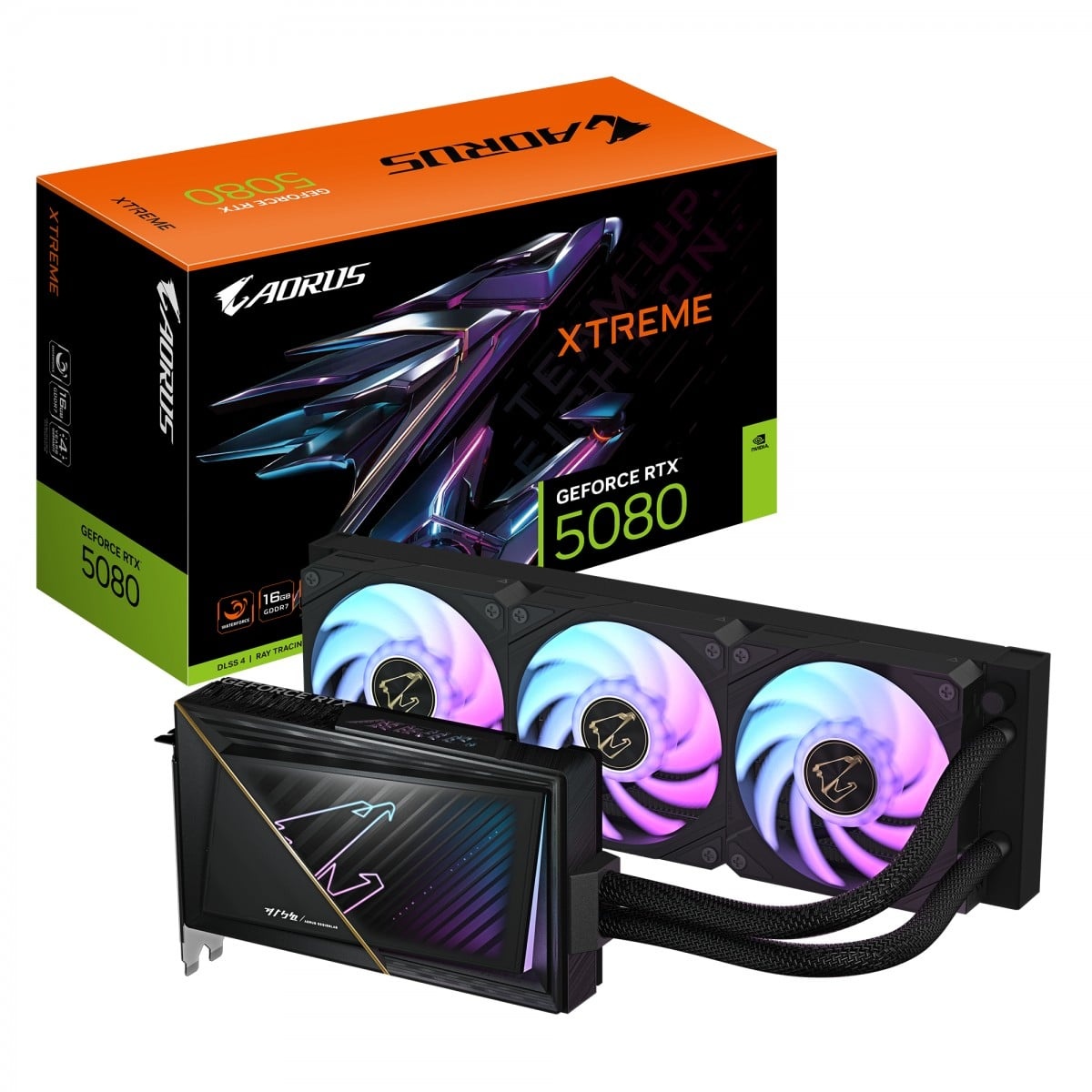 GIGABYTE GIGABYTE AORUS GeForce RTX 5080 XTREME WATERFORCE 16G - COMPONENTI | TecnoCARE.net Sabaudia, Latina, Terracina, San Felice Circeo e Pontinia