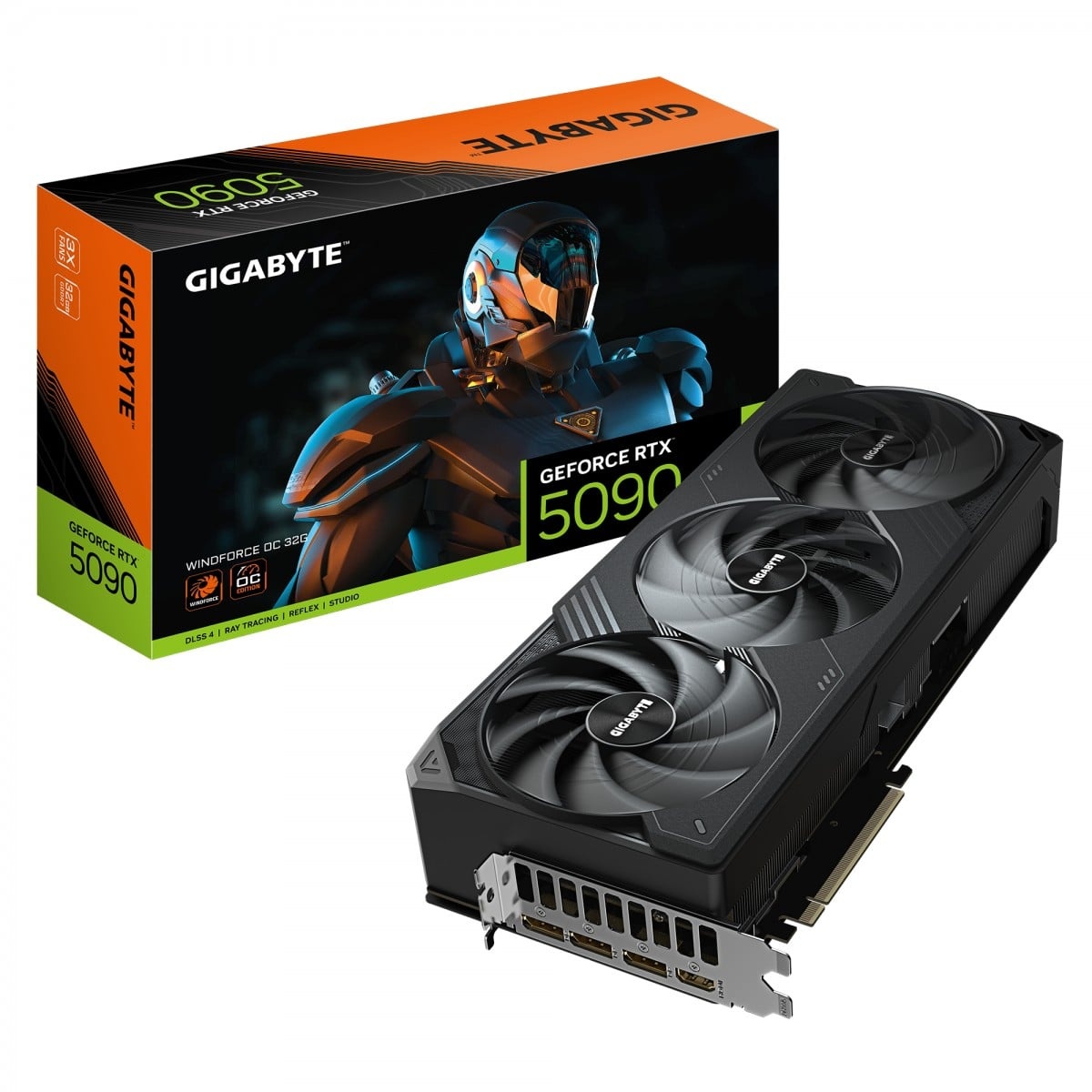 GIGABYTE GIGABYTE GeForce RTX 5090 WINDFORCE OC 32G - COMPONENTI | TecnoCARE.net Sabaudia, Latina, Terracina, San Felice Circeo e Pontinia
