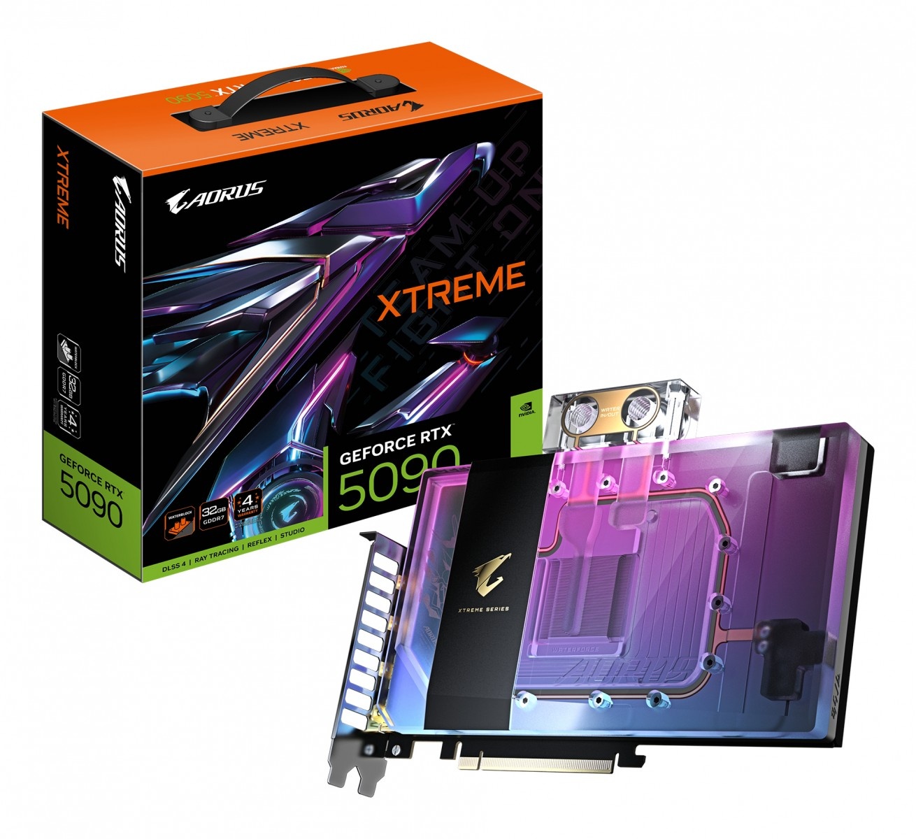 GIGABYTE GIGABYTE AORUS GeForce RTX 5090 XTREME WATERFORCE WB 32G - COMPONENTI | TecnoCARE.net Sabaudia, Latina, Terracina, San Felice Circeo e Pontinia