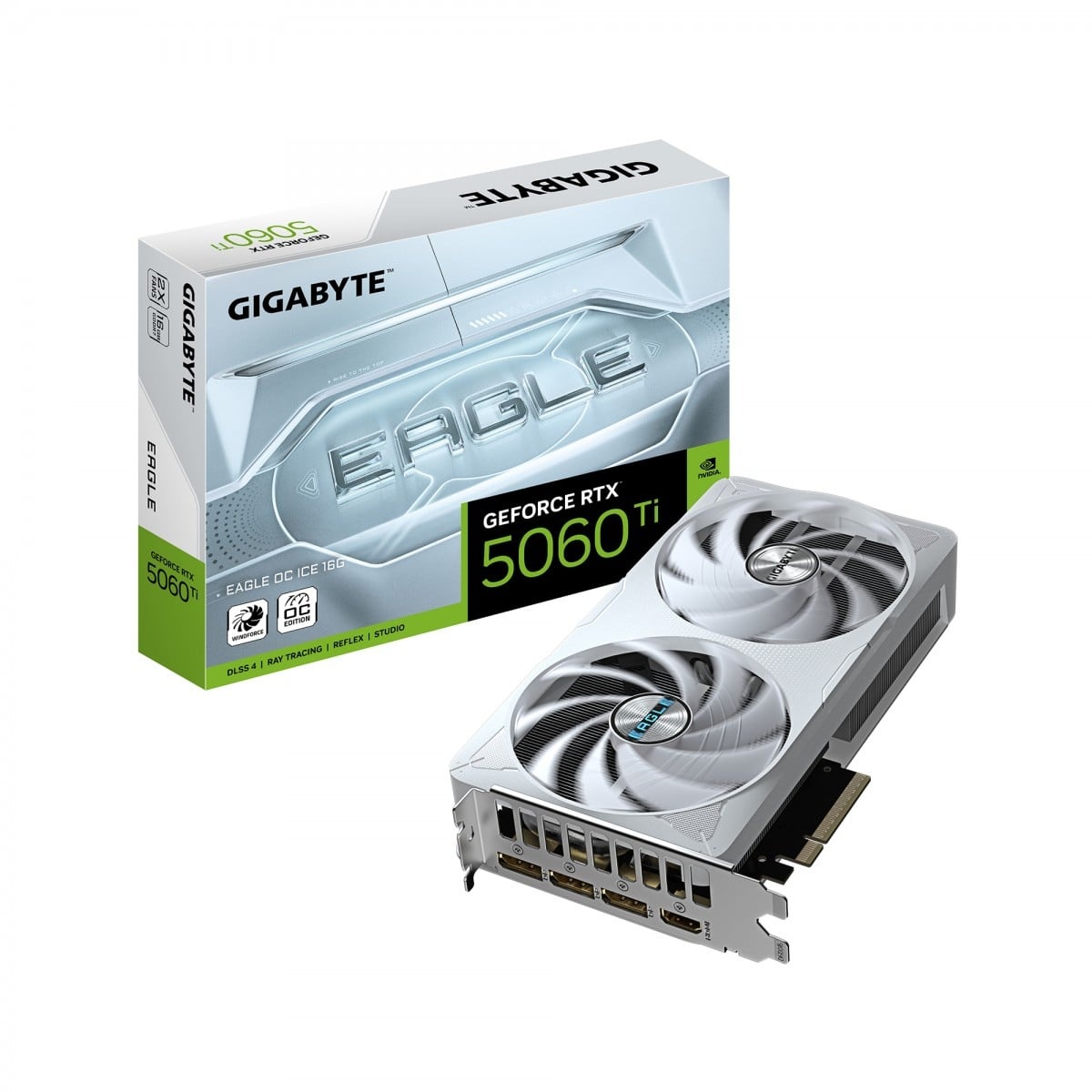 GIGABYTE GIGABYTE GeForce RTX 5060 Ti EAGLE OC ICE 16G NVIDIA - COMPONENTI | TecnoCARE.net Sabaudia, Latina, Terracina, San Felice Circeo e Pontinia