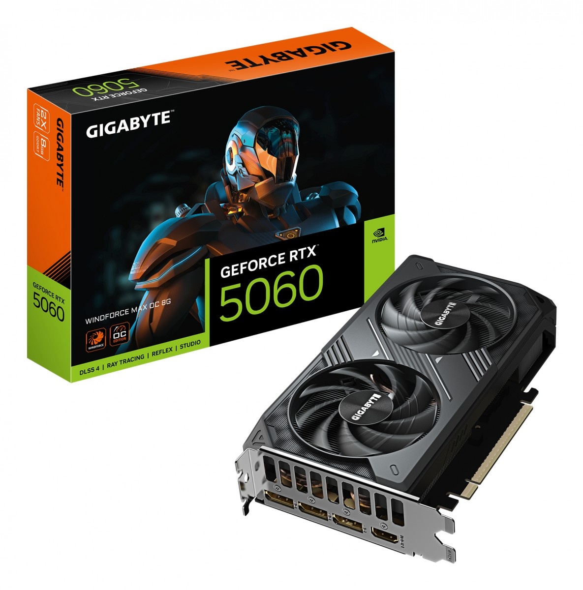 GIGABYTE GIGABYTE GeForce RTX 5060 WINDFORCE MAX OC 8G NVIDIA 8 GB GDDR7 - COMPONENTI | TecnoCARE.net Sabaudia, Latina, Terracina, San Felice Circeo e Pontinia