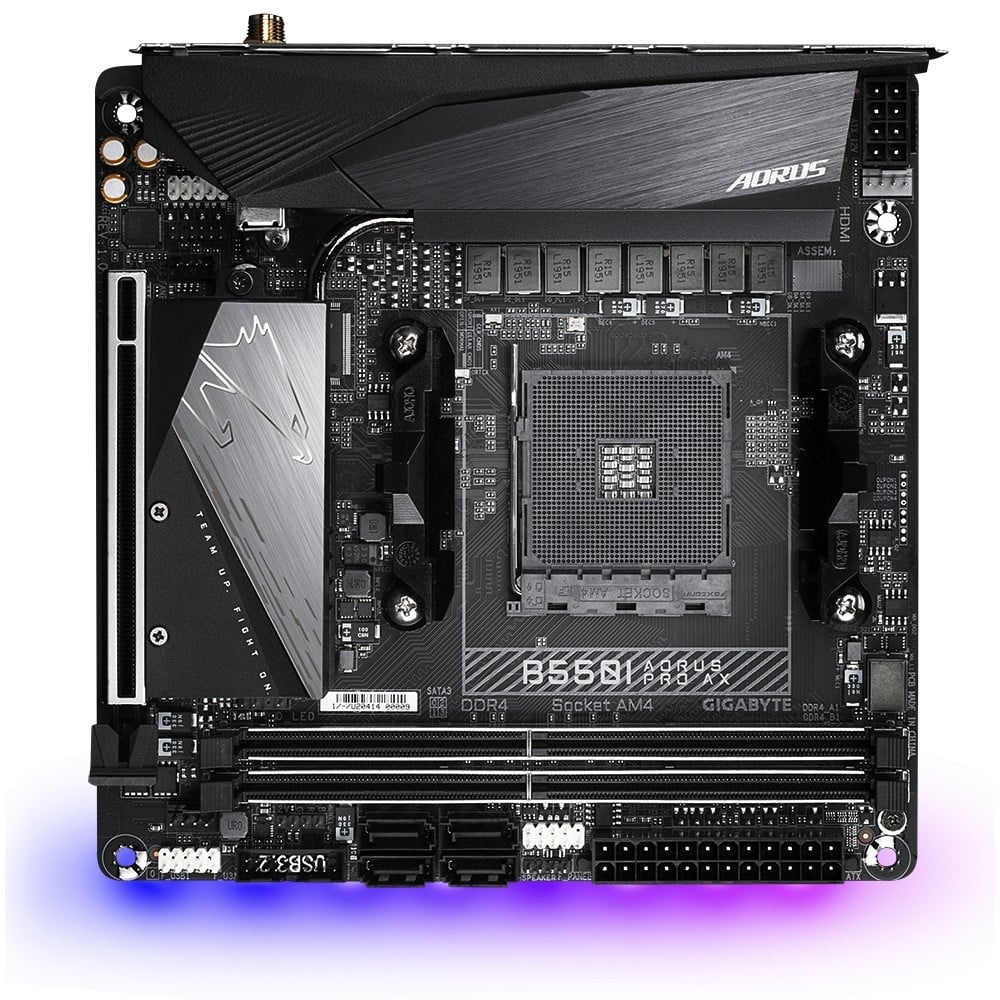GIGABYTE GIGABYTE B550I AORUS PRO AX scheda madre AMD B550 Socket AM4 mini ITX - COMPONENTI | TecnoCARE.net Sabaudia, Latina, Terracina, San Felice Circeo e Pontinia