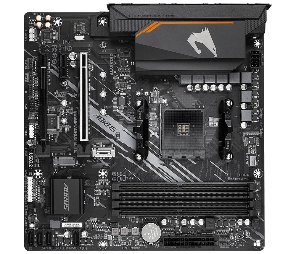GIGABYTE Gigabyte B550M AORUS ELITE AMD B550 Presa AM4 micro ATX - COMPONENTI | TecnoCARE.net Sabaudia, Latina, Terracina, San Felice Circeo e Pontinia