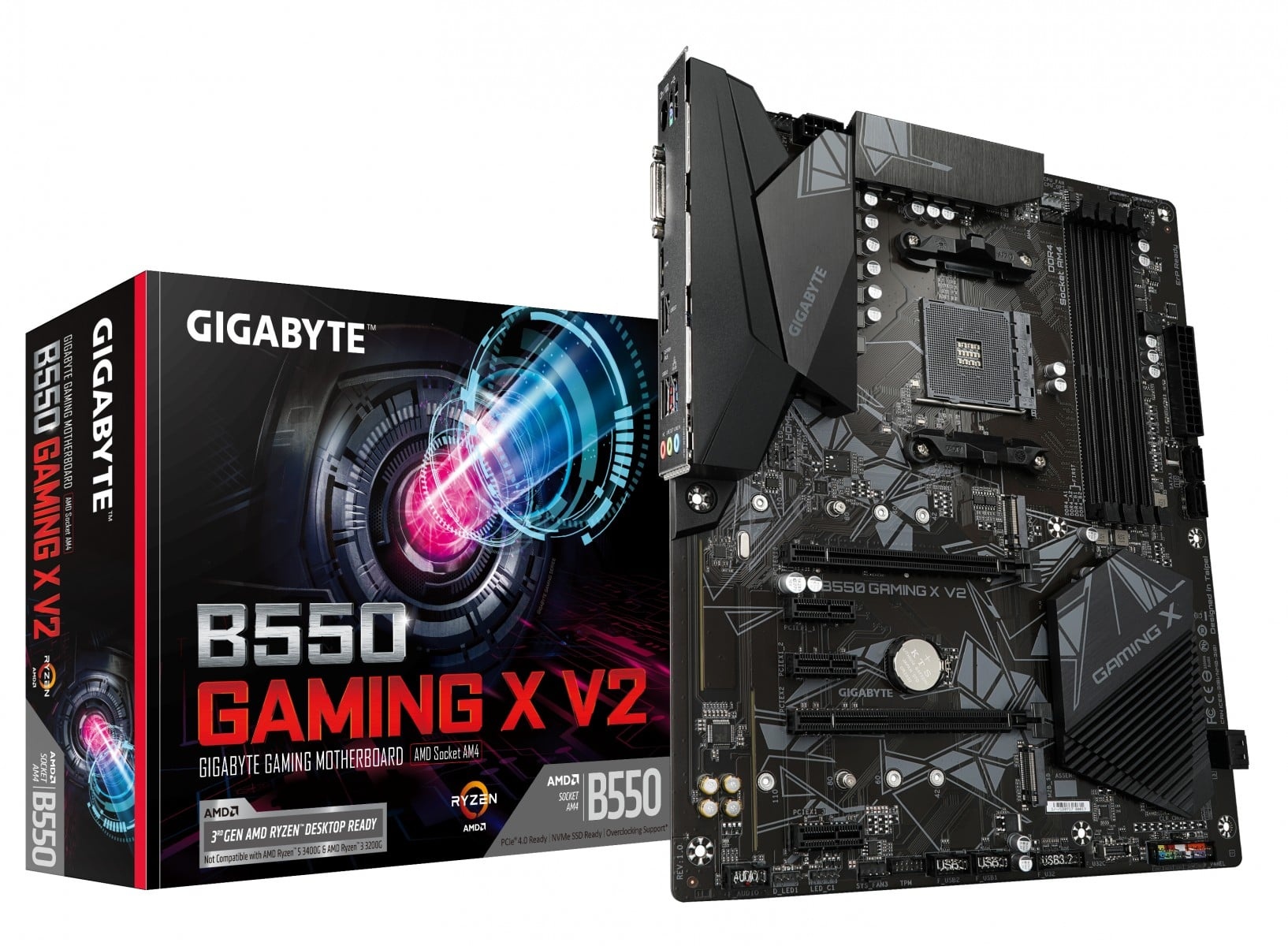 GIGABYTE Gigabyte B550 Gaming X V2 AMD B550 Presa AM4 ATX - COMPONENTI | TecnoCARE.net Sabaudia, Latina, Terracina, San Felice Circeo e Pontinia