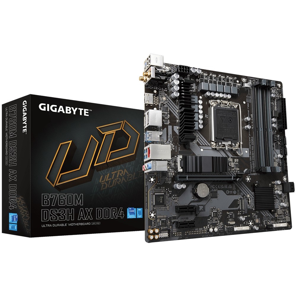 GIGABYTE GIGABYTE B760M DS3H AX DDR4 scheda madre Intel B760 Express LGA 1700 micro ATX - COMPONENTI | TecnoCARE.net Sabaudia, Latina, Terracina, San Felice Circeo e Pontinia