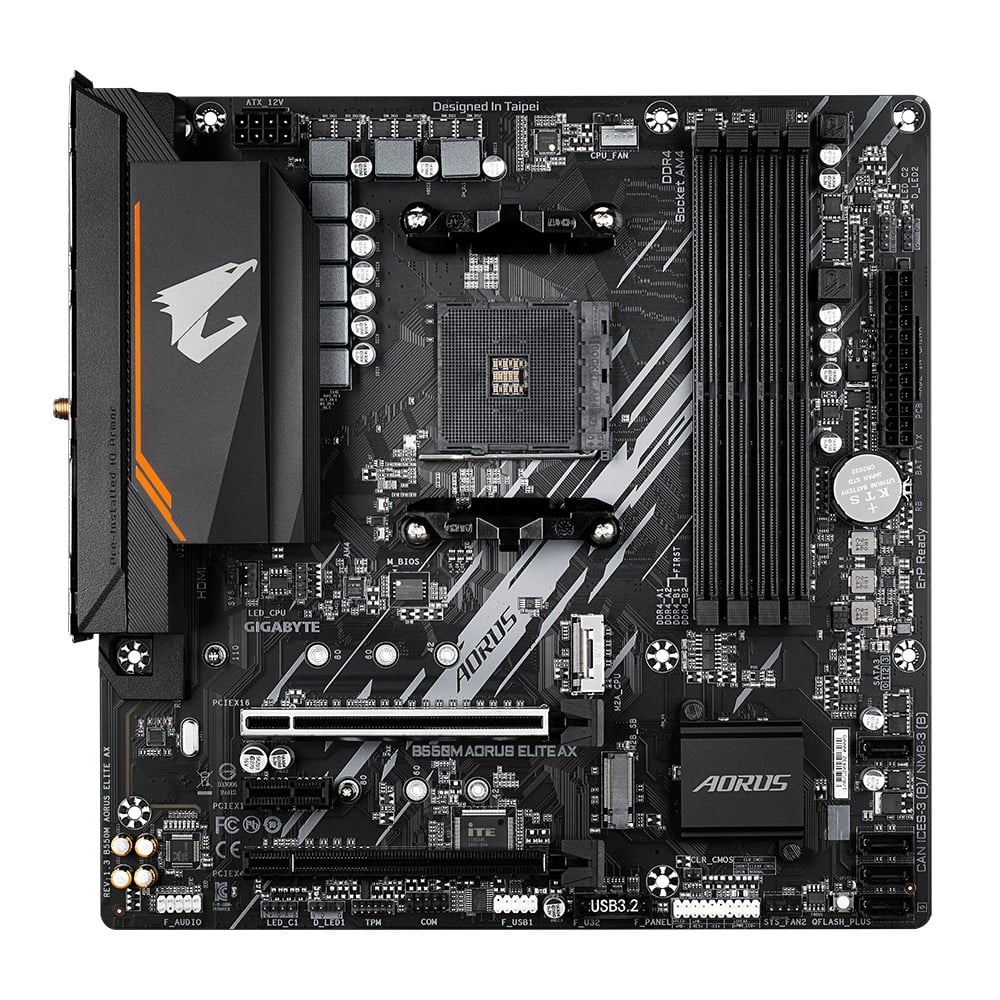 GIGABYTE GIGABYTE B550M AORUS ELITE AX scheda madre AMD B550 Socket AM4 micro ATX - COMPONENTI | TecnoCARE.net Sabaudia, Latina, Terracina, San Felice Circeo e Pontinia