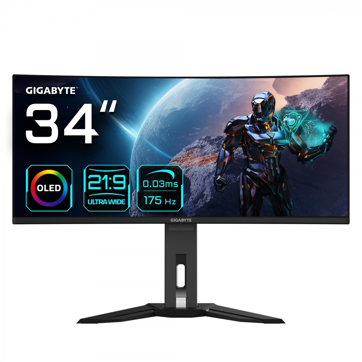 GIGABYTE GIGABYTE MO34WQC Monitor PC 86,4 cm (34") 3440 x 1440 Pixel Wide Quad HD Nero - MONITOR E ACCESSORI | TecnoCARE.net Sabaudia, Latina, Terracina, San Felice Circeo e Pontinia