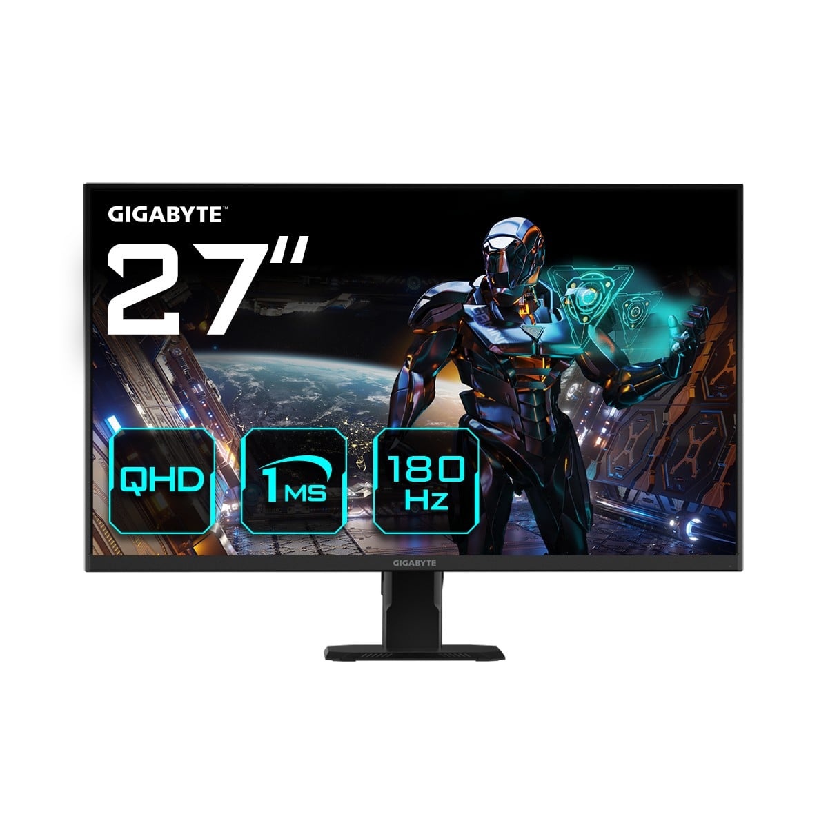 GIGABYTE GIGABYTE GS27QA Monitor PC 68,6 cm (27") 2560 x 1440 Pixel Quad HD LCD Nero - MONITOR E ACCESSORI | TecnoCARE.net Sabaudia, Latina, Terracina, San Felice Circeo e Pontinia