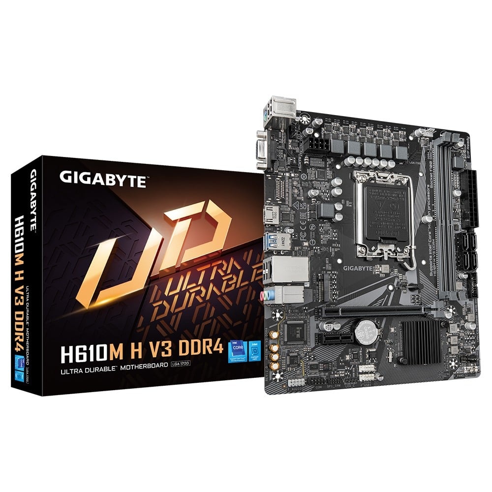 GIGABYTE GIGABYTE H610M H V3 DDR4 scheda madre Intel H610 Express LGA 1700 micro ATX - COMPONENTI | TecnoCARE.net Sabaudia, Latina, Terracina, San Felice Circeo e Pontinia