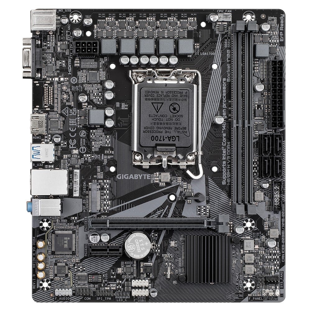 GIGABYTE GIGABYTE H610M H V3 DDR4 scheda madre Intel H610 Express LGA 1700 micro ATX - COMPONENTI | TecnoCARE.net Sabaudia, Latina, Terracina, San Felice Circeo e Pontinia