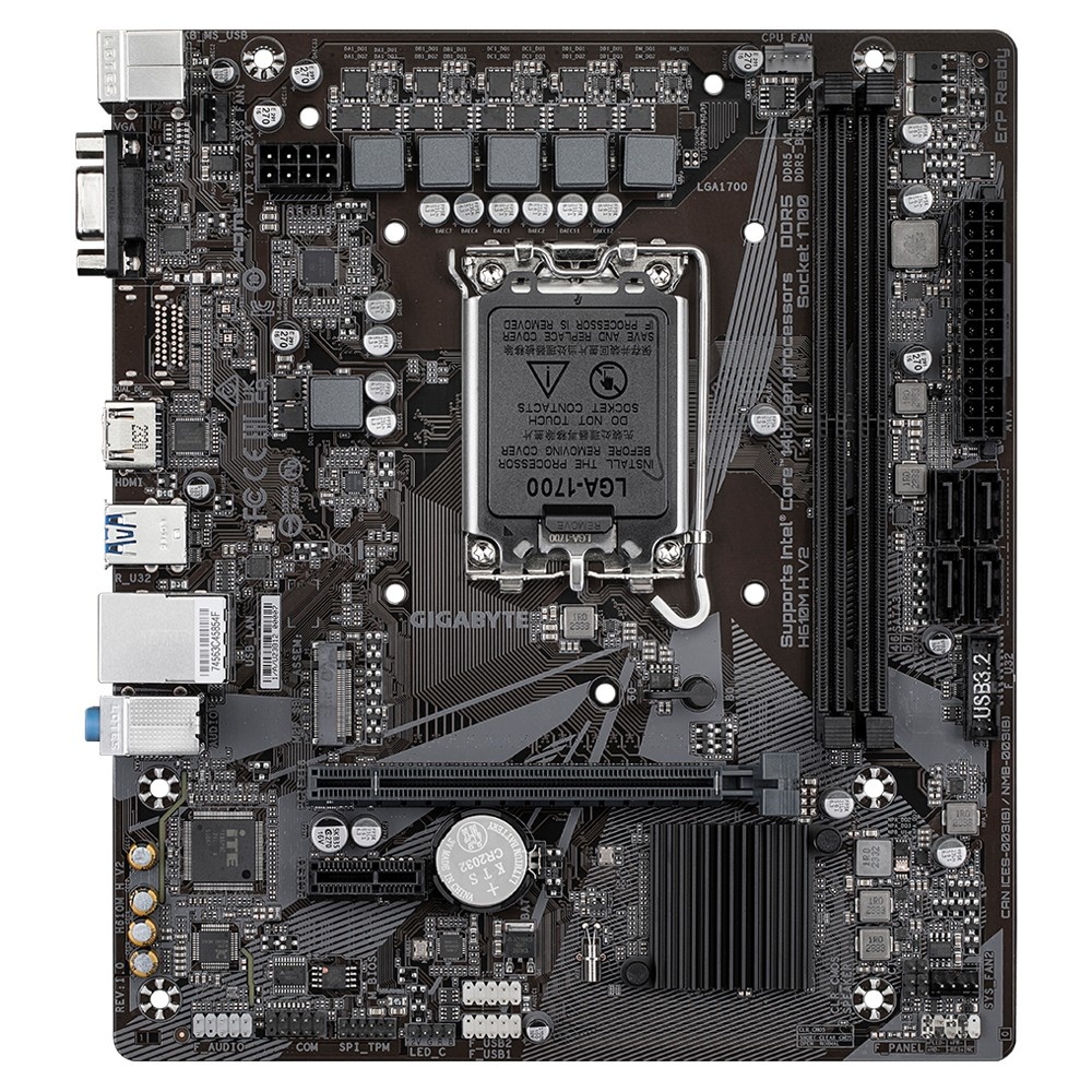 GIGABYTE GIGABYTE H610M H V2 scheda madre Intel H610 Express LGA 1700 micro ATX - COMPONENTI | TecnoCARE.net Sabaudia, Latina, Terracina, San Felice Circeo e Pontinia