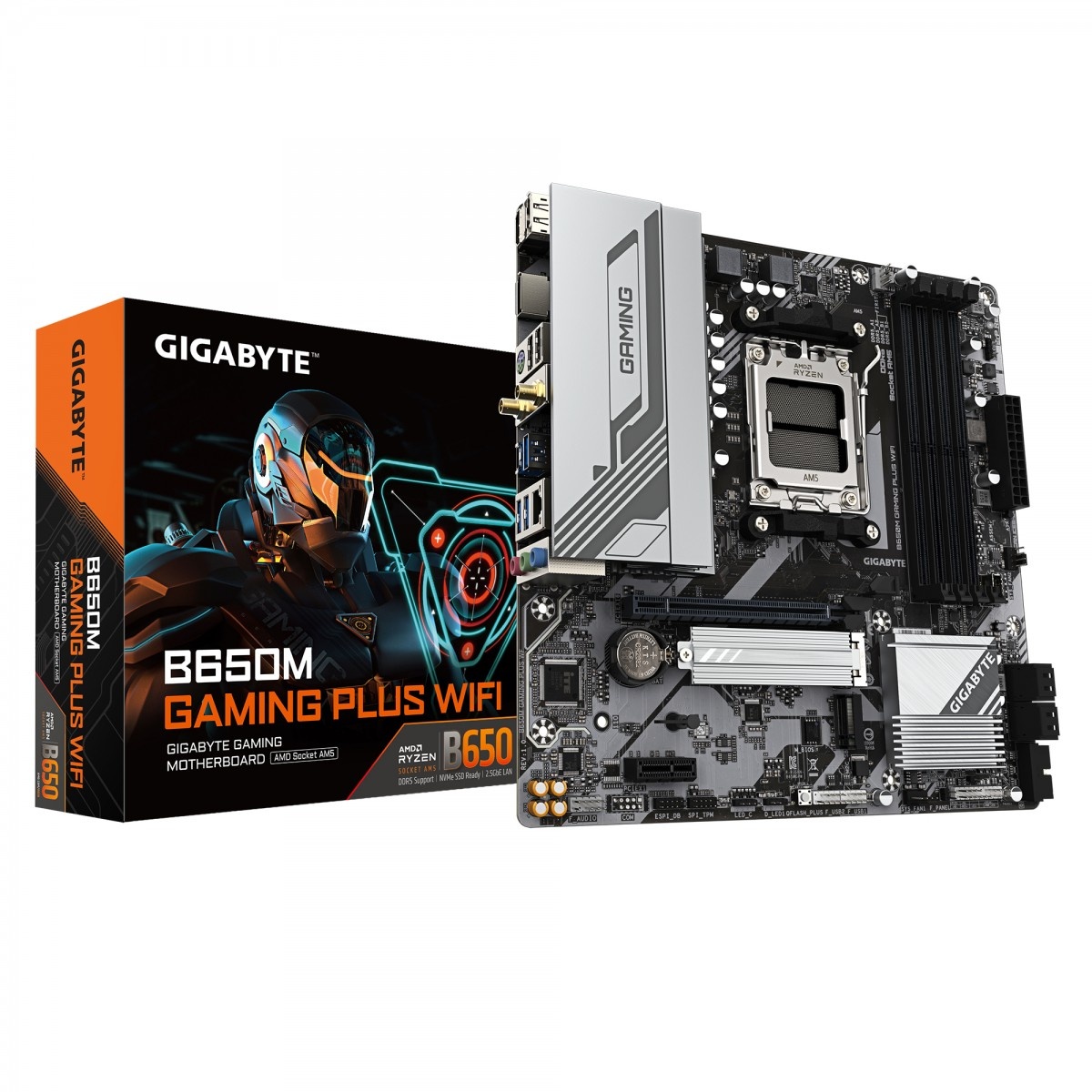 GIGABYTE GIGABYTE B650M GAMING PLUS WIFI AMD B650 Socket AM5 micro ATX - COMPONENTI | TecnoCARE.net Sabaudia, Latina, Terracina, San Felice Circeo e Pontinia