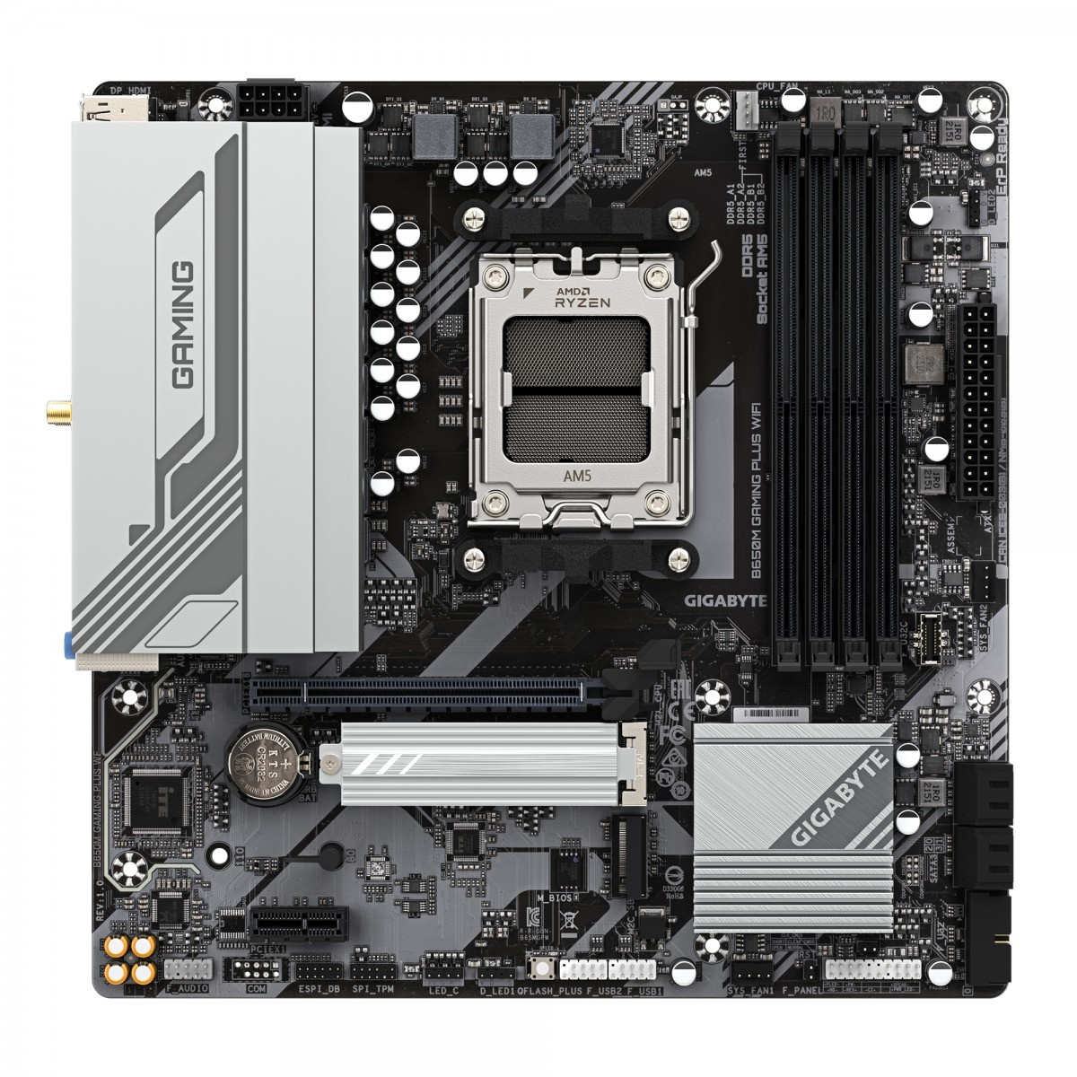 GIGABYTE GIGABYTE B650M GAMING PLUS WIFI AMD B650 Socket AM5 micro ATX - COMPONENTI | TecnoCARE.net Sabaudia, Latina, Terracina, San Felice Circeo e Pontinia
