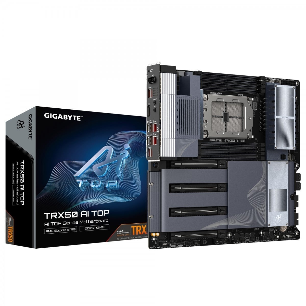 GIGABYTE GIGABYTE TRX50 AI TOP scheda madre AMD TRX50 Socket sTR5 ATX esteso - COMPONENTI | TecnoCARE.net Sabaudia, Latina, Terracina, San Felice Circeo e Pontinia
