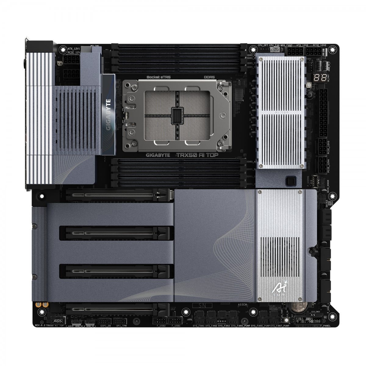 GIGABYTE GIGABYTE TRX50 AI TOP scheda madre AMD TRX50 Socket sTR5 ATX esteso - COMPONENTI | TecnoCARE.net Sabaudia, Latina, Terracina, San Felice Circeo e Pontinia