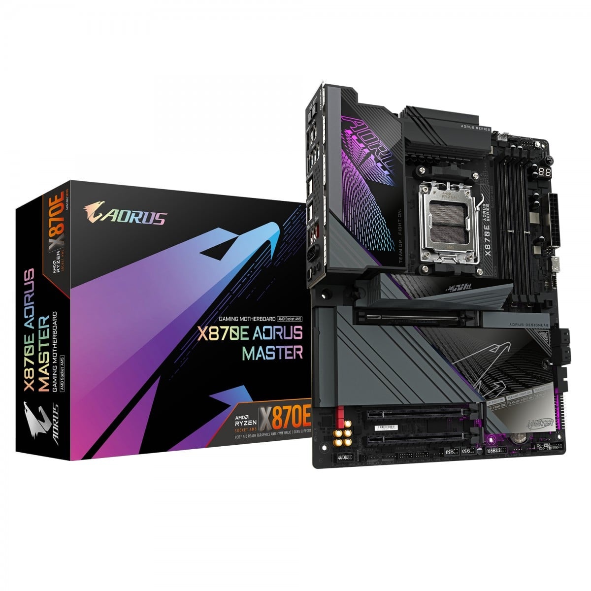 GIGABYTE GIGABYTE X870E AORUS MASTER scheda madre AMD X870 Socket AM5 ATX - COMPONENTI | TecnoCARE.net Sabaudia, Latina, Terracina, San Felice Circeo e Pontinia