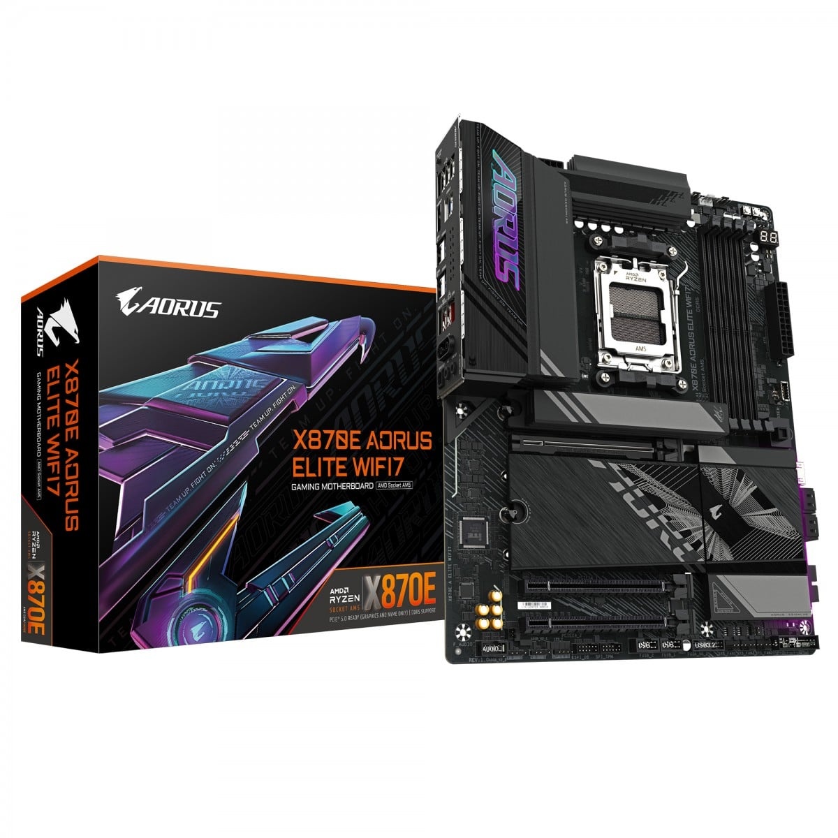 GIGABYTE GIGABYTE X870E AORUS ELITE WIFI7 AMD X870E Socket AM5 ATX - COMPONENTI | TecnoCARE.net Sabaudia, Latina, Terracina, San Felice Circeo e Pontinia