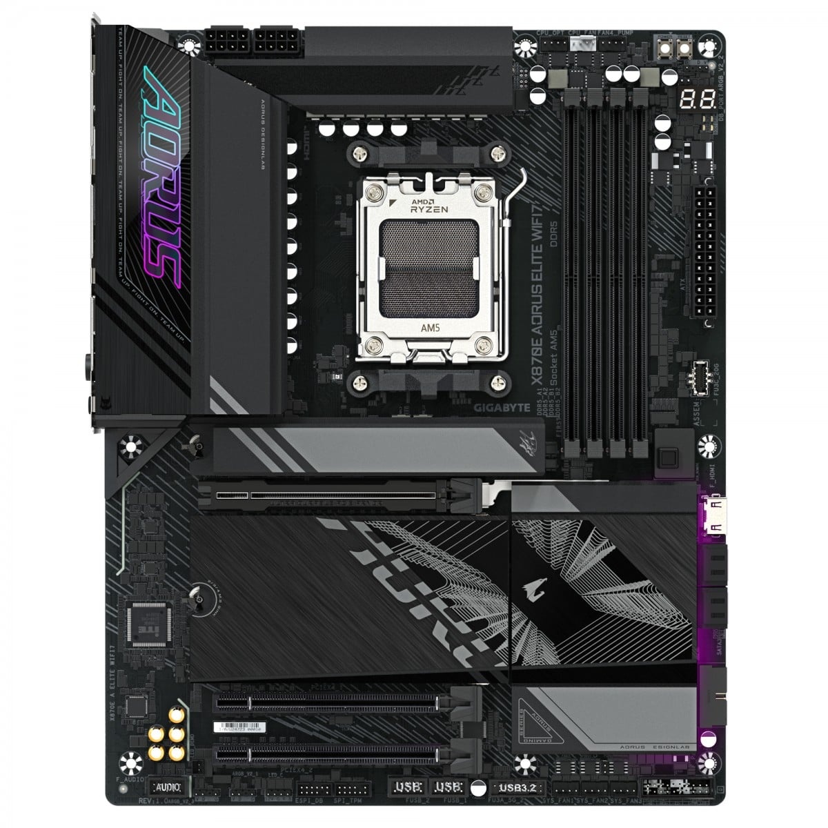 GIGABYTE GIGABYTE X870E AORUS ELITE WIFI7 AMD X870E Socket AM5 ATX - COMPONENTI | TecnoCARE.net Sabaudia, Latina, Terracina, San Felice Circeo e Pontinia