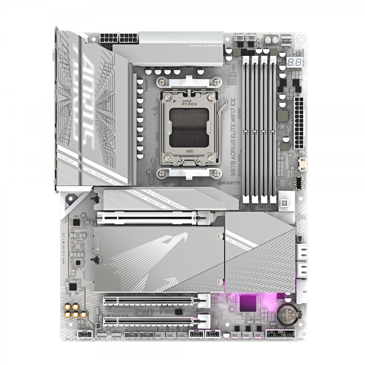 GIGABYTE GIGABYTE X870 AORUS ELITE WIFI7 ICE AMD X870 Socket AM5 ATX - COMPONENTI | TecnoCARE.net Sabaudia, Latina, Terracina, San Felice Circeo e Pontinia