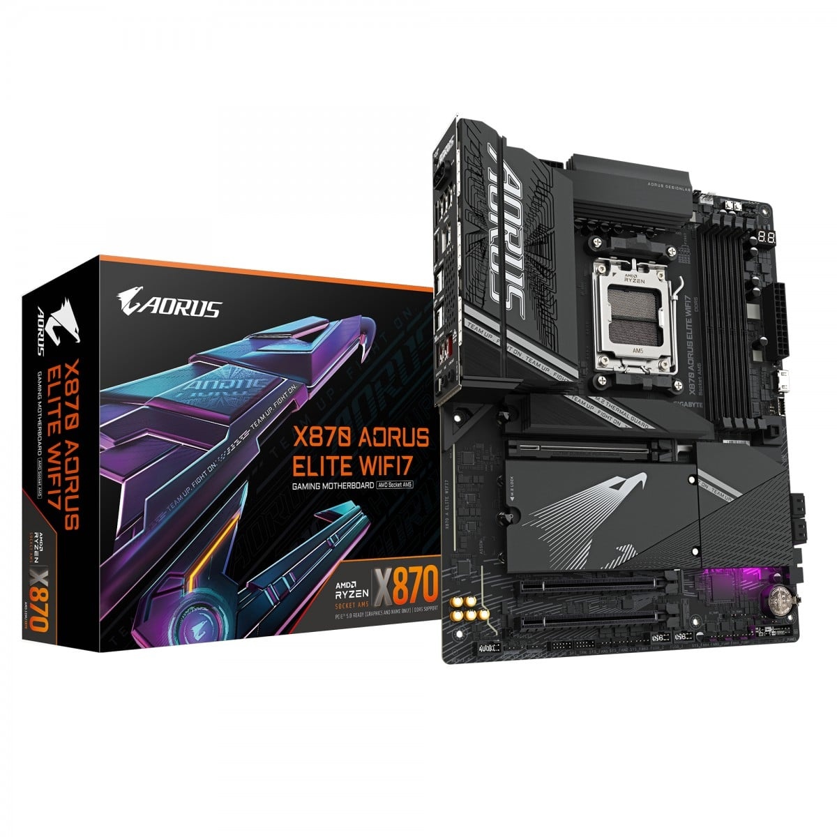 GIGABYTE GIGABYTE X870 AORUS ELITE WIFI7 AMD X870 Socket AM5 ATX - COMPONENTI | TecnoCARE.net Sabaudia, Latina, Terracina, San Felice Circeo e Pontinia