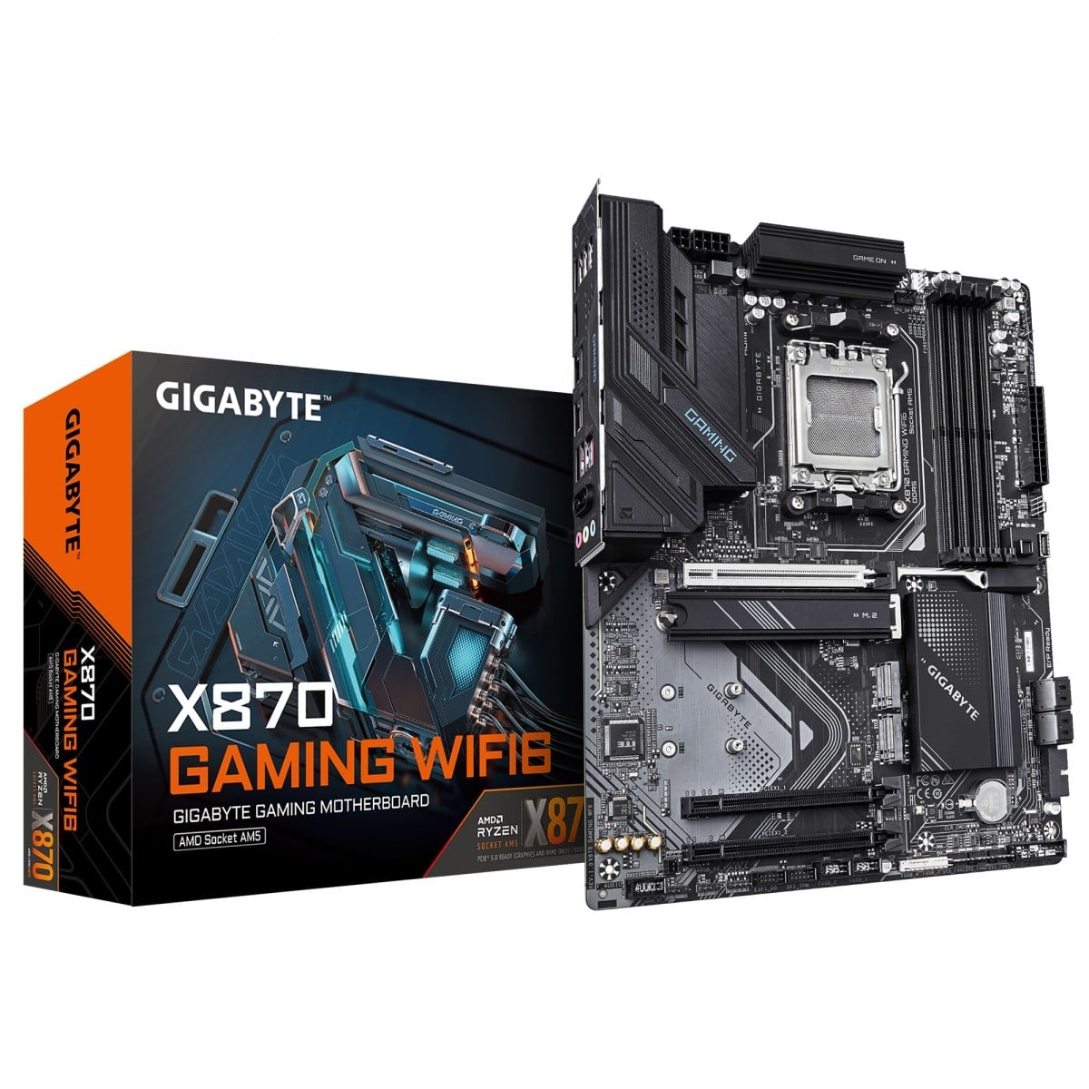 GIGABYTE GIGABYTE X870 GAMING WIFI6 AMD X870 Socket AM5 ATX - COMPONENTI | TecnoCARE.net Sabaudia, Latina, Terracina, San Felice Circeo e Pontinia