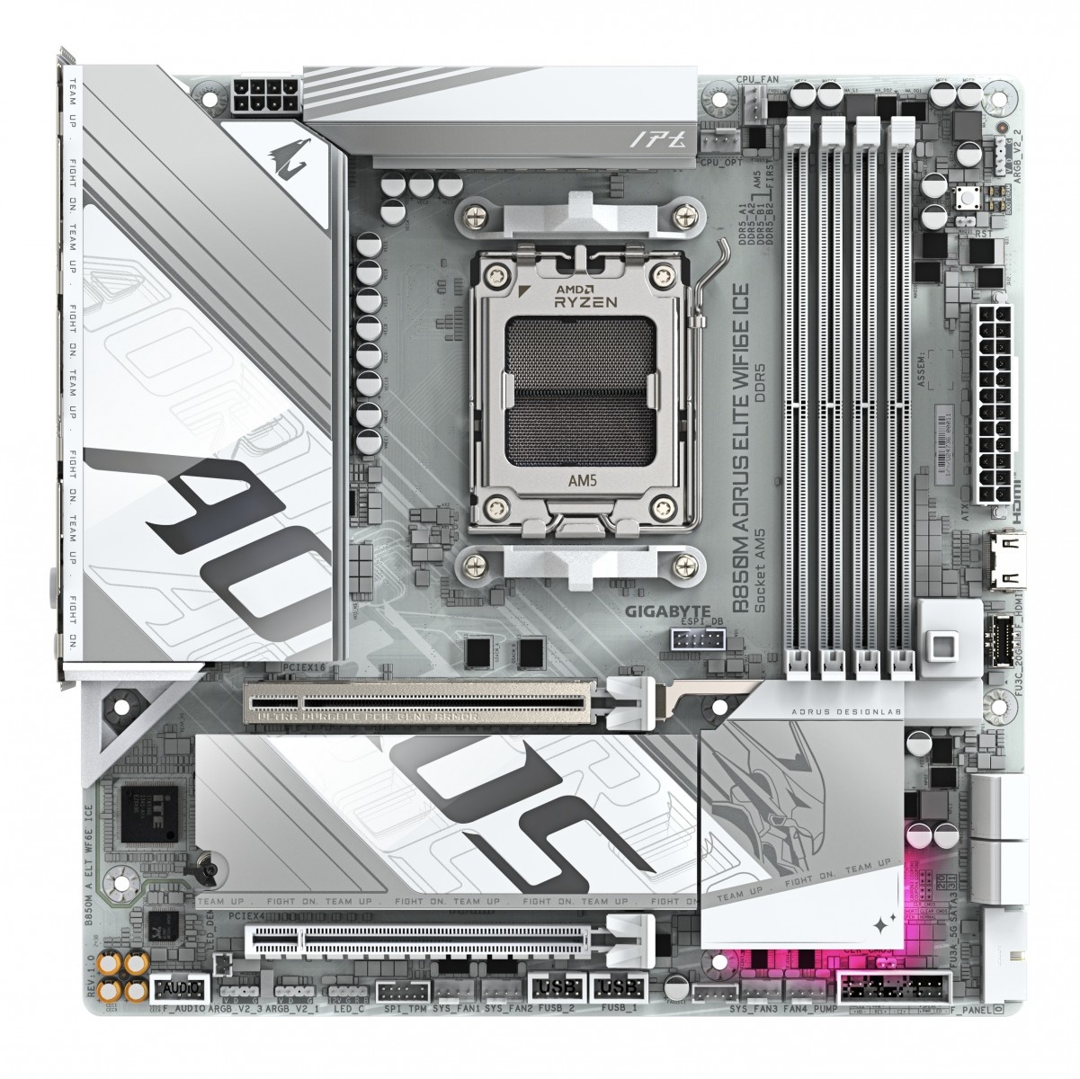 GIGABYTE GIGABYTE B850M AORUS ELITE WIFI6E ICE AMD B850 Socket AM5 micro ATX - COMPONENTI | TecnoCARE.net Sabaudia, Latina, Terracina, San Felice Circeo e Pontinia