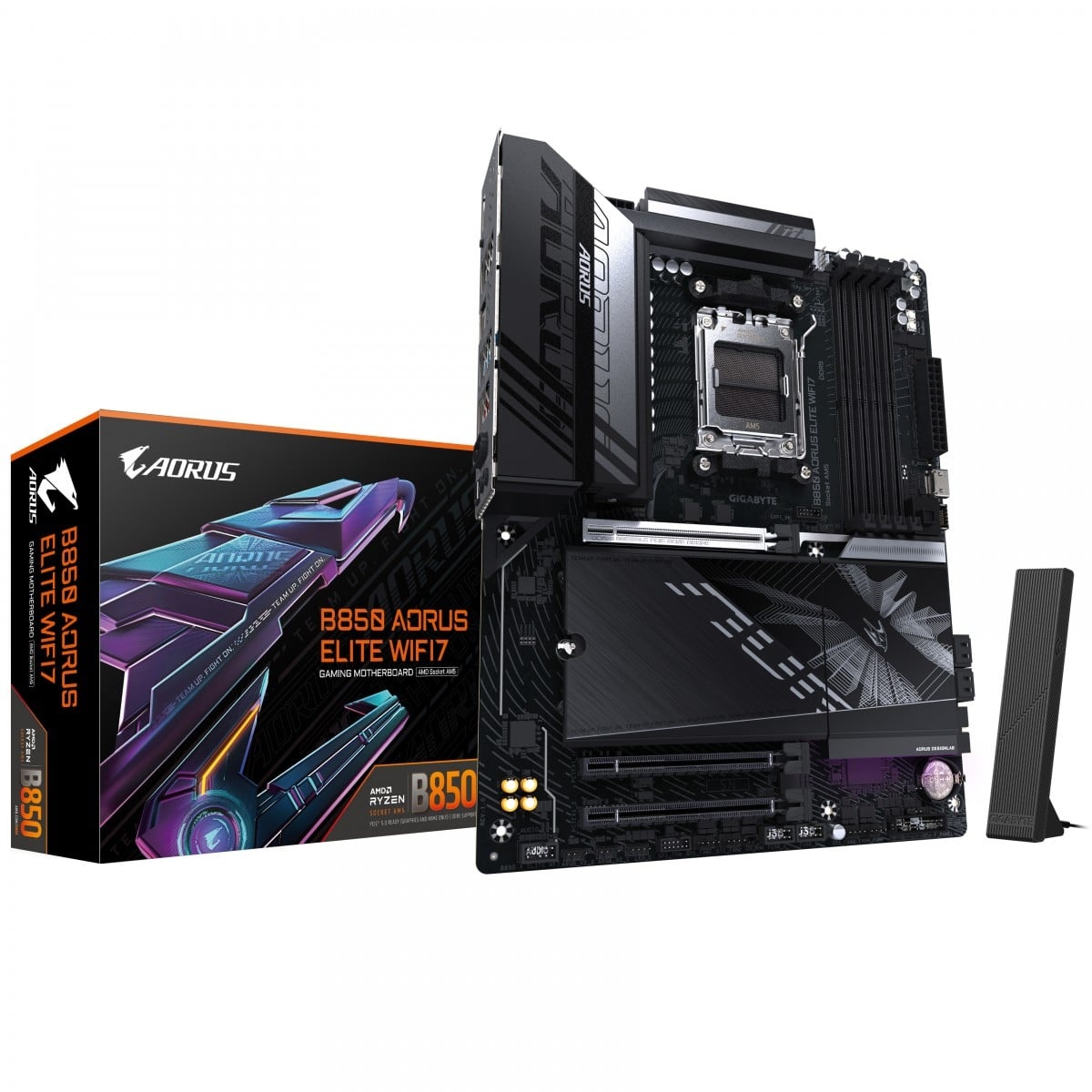 GIGABYTE GIGABYTE B850 AORUS ELITE WIFI7 AMD B850 Socket AM5 ATX - COMPONENTI | TecnoCARE.net Sabaudia, Latina, Terracina, San Felice Circeo e Pontinia