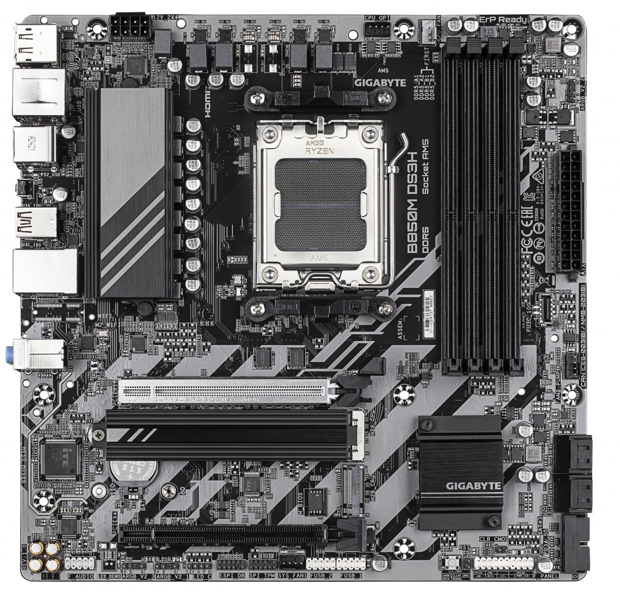 GIGABYTE GIGABYTE B850M DS3H scheda madre AMD B850 Socket AM5 micro ATX - COMPONENTI | TecnoCARE.net Sabaudia, Latina, Terracina, San Felice Circeo e Pontinia