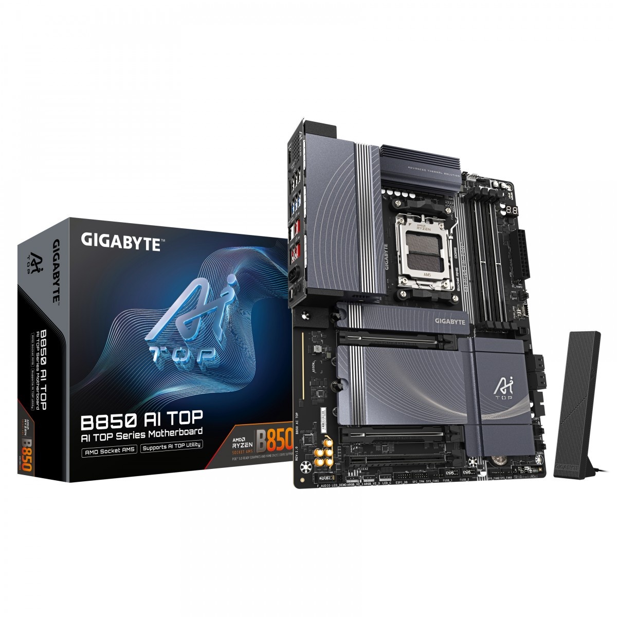 GIGABYTE GIGABYTE B850 AI TOP scheda madre AMD B850 Socket AM5 ATX - COMPONENTI | TecnoCARE.net Sabaudia, Latina, Terracina, San Felice Circeo e Pontinia