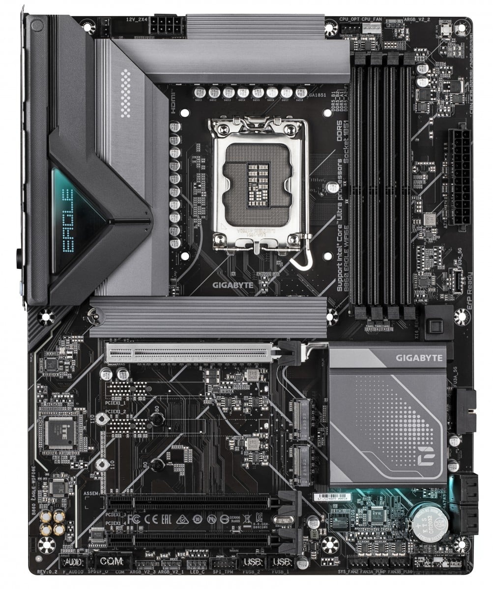 GIGABYTE GIGABYTE B860 EAGLE WIFI6E scheda madre Intel B860 LGA 1851 (Socket V1) ATX - COMPONENTI | TecnoCARE.net Sabaudia, Latina, Terracina, San Felice Circeo e Pontinia