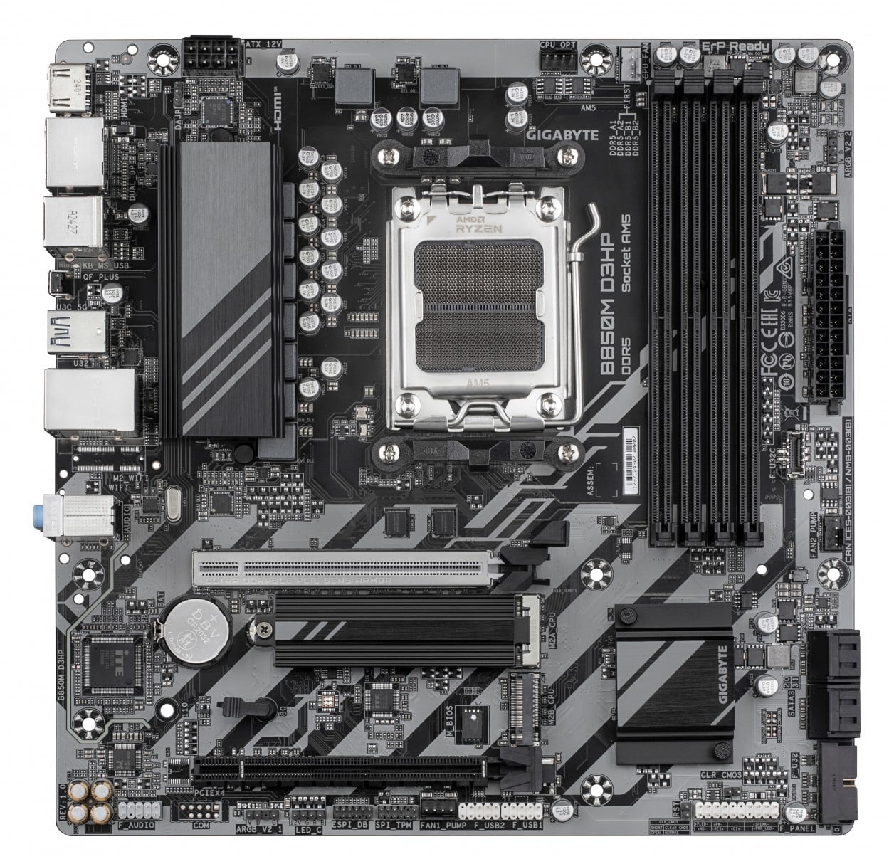 GIGABYTE GIGABYTE B850M D3HP scheda madre AMD B850 Socket AM5 micro ATX - COMPONENTI | TecnoCARE.net Sabaudia, Latina, Terracina, San Felice Circeo e Pontinia
