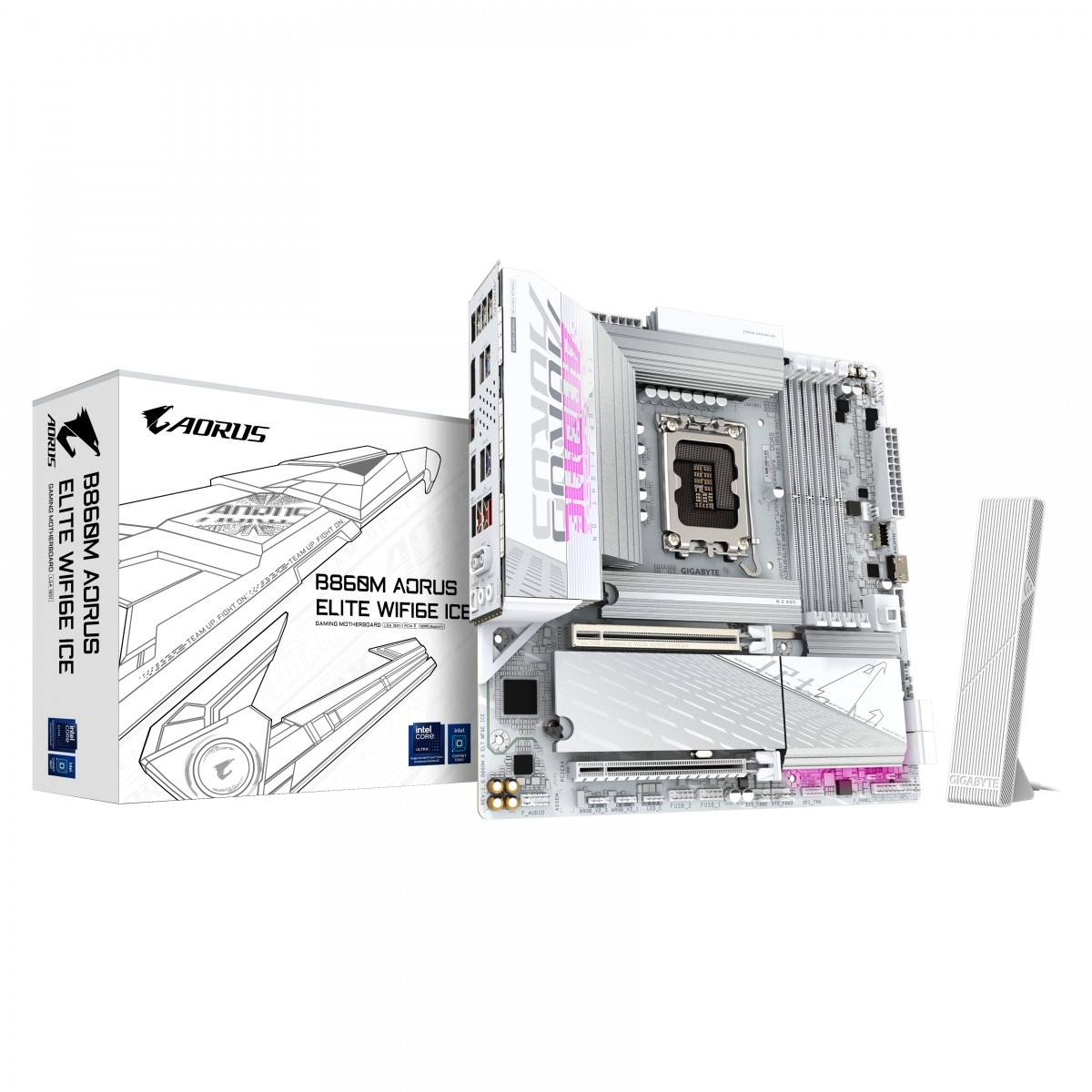GIGABYTE GIGABYTE B860M AORUS ELITE WF6E ICE Intel B860 LGA 1851 (Socket V1) micro ATX - COMPONENTI | TecnoCARE.net Sabaudia, Latina, Terracina, San Felice Circeo e Pontinia