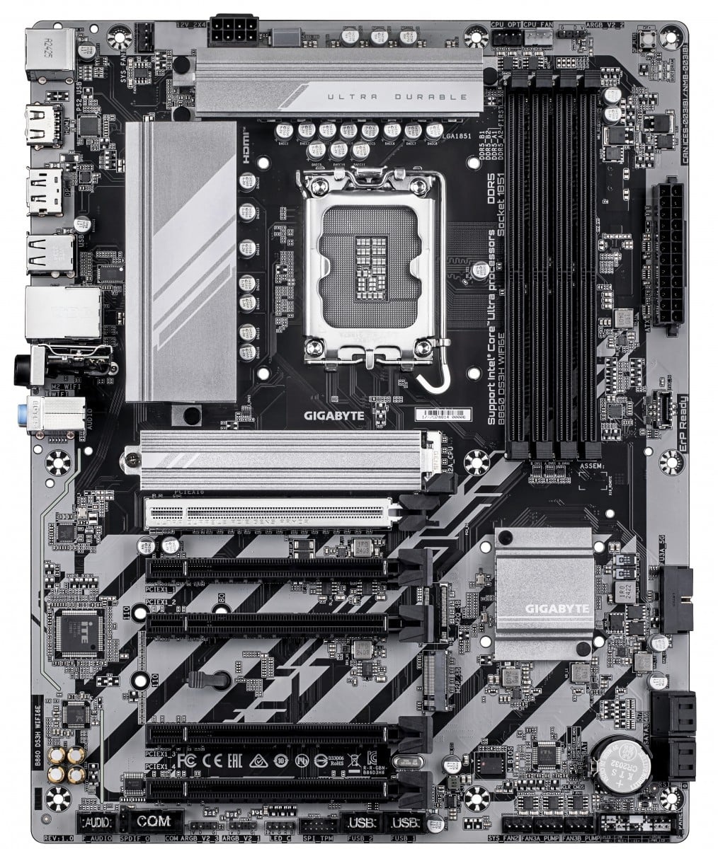 GIGABYTE GIGABYTE B860 DS3H WIFI6E scheda madre Intel B860 LGA 1851 (Socket V1) ATX - COMPONENTI | TecnoCARE.net Sabaudia, Latina, Terracina, San Felice Circeo e Pontinia